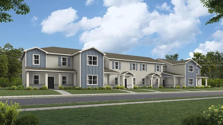 Under Construction. The Montara has the WOW-Factor! This trendsetting townhome covers two stories and includes four bedrooms, two and a half bathrooms and a two-car garage. Families will love the ample living space provided by the large family room and tech space located off the second floor. The lovely master suite is located on the ground floor, it has a private bathroom and a roomy walk-in closet. The exceptional kitchen overlooks the patio. Every home comes with Lennar’s Everything’s Included® promise, which includes all appliances as well as quartz countertops, blinds, and more in the price of your home. There are also home automation features such as keyless door locks and video doorbells in the Connected Home by Lennar®. Springhead Lakes is located in Bridgewalk, and is one of the most anticipated new communities. At Bridgewalk, families can take advantage of the glorious resort-style swimming pool, extravagant clubhouse with a state of the art fitness center, playground, basketball & volleyball courts along with close proximity to Lake Ajay! What are you waiting for? Call and make an appt today.