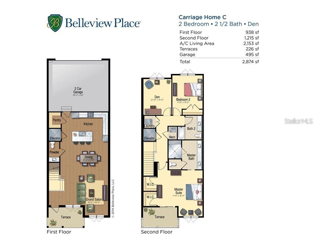 CARRIAGE HOMES AT BELLEVIEW PLACE CONDO - Residential