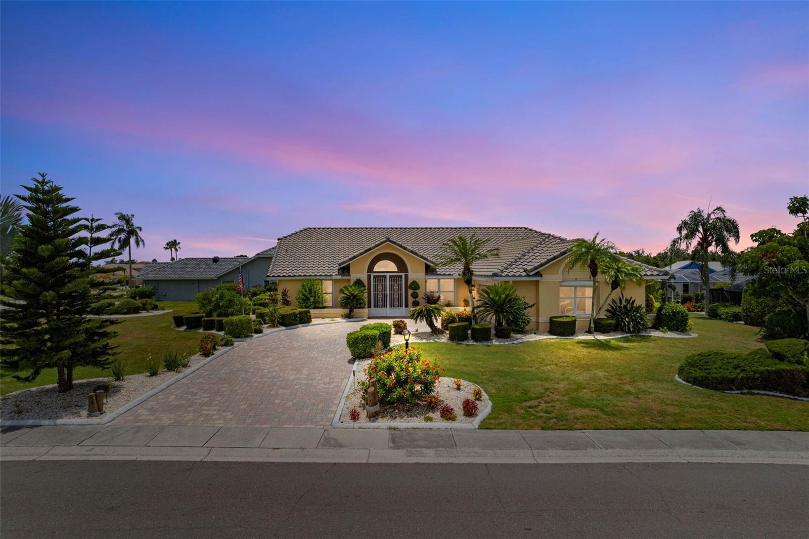 PRICED TO SELL!! Don't miss this incredible opportunity in the active 55+ community of Sun City Center - a charming 3-bedroom, 2 bath, 2-car garage home with zero electric bill thanks to an impressive 36-panel solar system (owned, not leased). The brand-new tile roof adds peace of mind and long-term value. Many upgrades Including granite countertops, Hurricane shutter (many are automated!), beautifully landscaped and more! Relax or entertain in the screened-in lanai, perfect for enjoying Florida's beautiful weather year-round. This home is priced for a quick sale, and the seller is calling for highest and best offers to be submitted within the next seven days. Whether you're looking for a full-time residence or season retreat, this energy-efficient home won't last! Located in a top-tier 55+ community offering clubhouse, fitness center, pools, tennis, shuffleboard, and golf-cart friendly pathways. Convenient proximity to Tampa/Sarasota, local shopping, dining, entertainment, and nearby beaches. Ideal for active adults seeking a vibrant yet relaxed lifestyle!!