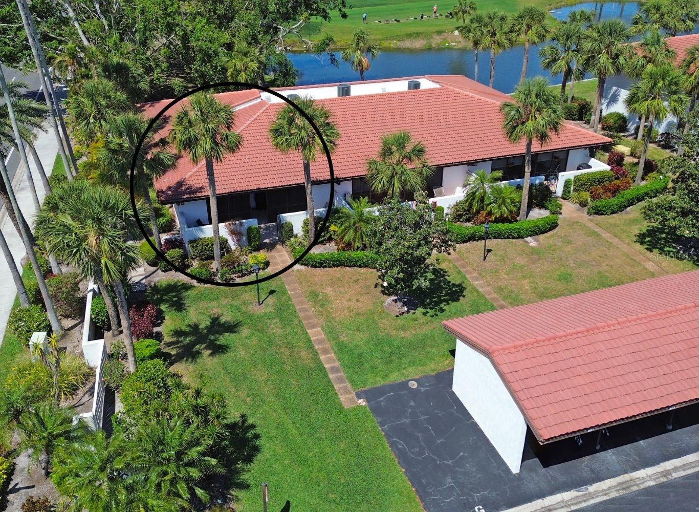 Welcome to your fully furnished, move-in ready Florida villa nestled in the heart of the highly desirable, maintenance-free and non age restricted community of Valencia Garden. This beautifully remodeled end-unit offers the perfect blend of style, comfort, and convenience, with every update thoughtfully completed so you can simply unpack and enjoy. Plus, this beauty DID NOT FLOOD from Helene or Milton!
Step inside and be greeted by a light-filled, open-concept layout featuring luxury vinyl plank flooring that flows seamlessly throughout the main living spaces. The kitchen is a true showstopper—designed with shaker-style cabinetry, granite countertops, a spacious bar-height island, and sleek stainless steel smudge-proof appliances that combine both form and function.
In 2024, all windows and sliders were upgraded to impact-rated glass, offering enhanced storm protection, energy efficiency, and peace of mind. The enclosed Florida room at the rear of the home opens up to a private back porch, where you can relax and unwind while overlooking a tranquil pond and IMG’s driving range—your own peaceful slice of paradise with a front-row seat to Florida’s natural beauty.
This villa also features a new electrical panel (2020), updated HVAC system and thermostat (2020), a front screened patio with washer and dryer, and a charming private courtyard perfect for morning coffee or evening grilling. The covered carport and outdoor storage closet provide practical touches to this already turnkey property.
Ideally located just minutes from IMG Academy, IMG Golf & Country Club, Sarasota-Bradenton Airport, and the world-renowned beaches of Anna Maria Island, this villa offers resort-style living with a heated community pool and spa just steps away. Whether you're searching for a seasonal retreat or a full-time home, this one checks all the boxes.