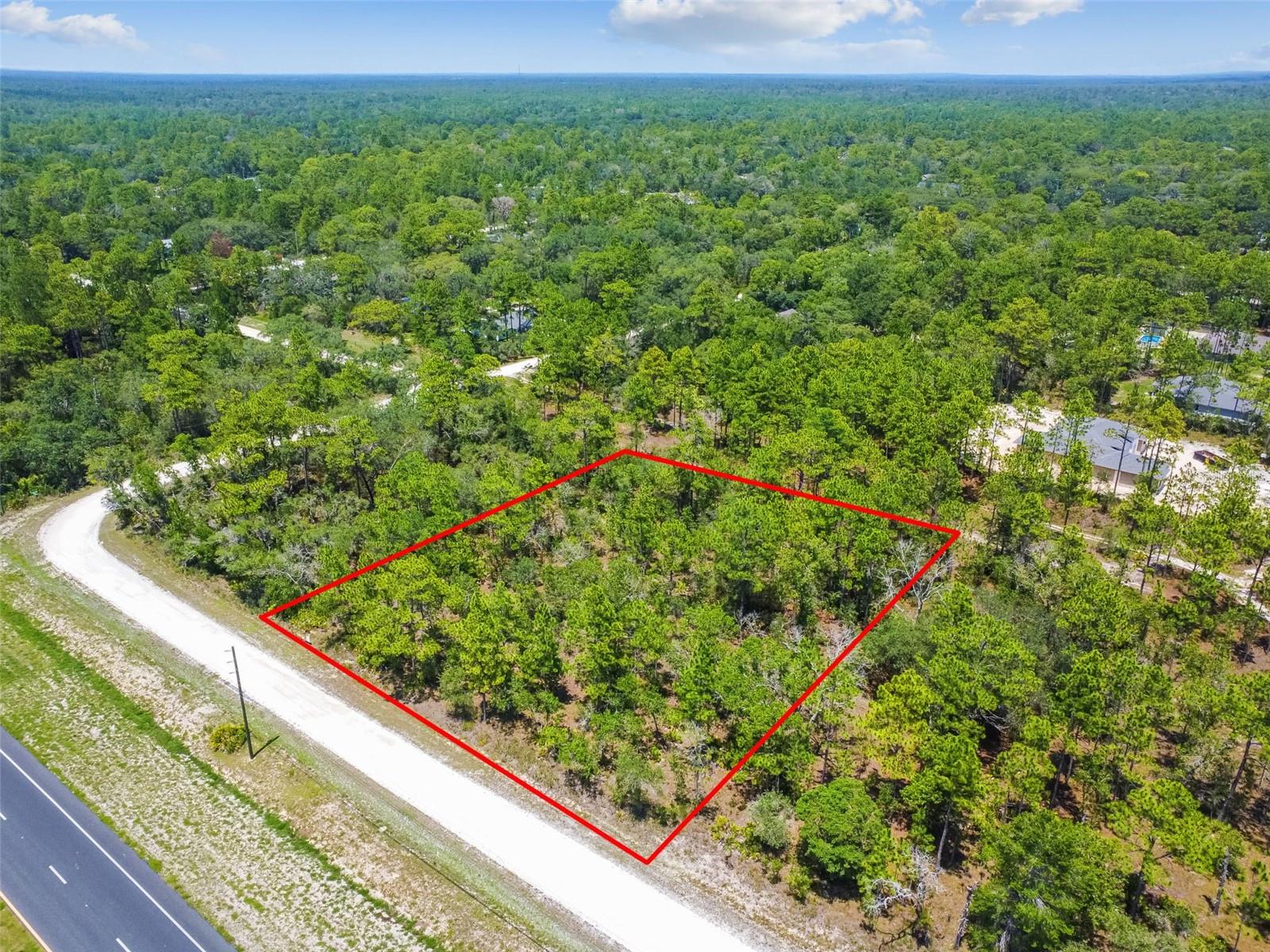 C-2 Zoning - Prime Location - In the fast-growing area of Hernando County, Florida's nature coast. 1.45 acres on a service road (Nicasio Jay Ave) that parallels US Hwy 19/Commercial Way providing maximum traffic exposure and rear road frontage on Necklace Warbler Ave. This location just off U.S. Hwy 19 enhances the value of these parcels, providing excellent visibility and access for any business that chooses to establish itself here. THE PRESENCE OF A FRONTAGE ROAD ACROSS THESE LOTS IS A SIGNIFICANT ADVANTAGE, REDUCING BOTH THE COST AND TIME NECESSARY FOR DEVELOPMENT. The sale of these three adjoining lots presents a unique opportunity to acquire a substantial 1.45-acre tract in a desirable area, perfect for either a large-scale enterprise or a collection of smaller commercial entities. This commercial acreage is located approximately 3 miles south of US-98S/Ponce De Leon Blvd., and just minutes away from the Gulf of Mexico, Weeki Wachee Springs, shopping, banking, restaurants, schools, and medical.