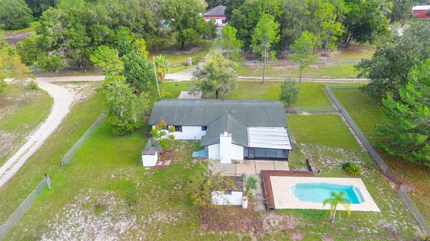 NEW APPLIANCES | NEW AC | NEW POOL FILTER | ACREAGE | POOL | DOG RUN | FIREPLACE | LARGE SCREENED PORCH | FENCED

Welcome to your private retreat at 1296 Lemon St! This beautifully maintained 3 bed, 2 bath home sits on spacious acreage (2.5)  and offers the perfect blend of comfort and outdoor living. Step outside to your sparkling pool, perfect for cooling off on warm days or entertaining guests. Surrounded by a large patio, there’s plenty of space for lounging, BBQs, and outdoor fun. A dedicated dog run adds extra convenience for pet owners.

Inside, you’ll find 1,893 SqFt of bright, open living space. The family room features a cozy fireplace, while the living room is enhanced with stylish built-in mirrors. The open updated kitchen includes stainless steel appliances and garage access, creating a functional and inviting space.

The primary suite offers two HIS AND HERS closets, while the two additional bedrooms are spacious and filled with natural light, offering lovely views of the surrounding landscape. There is a barn on the property which is a great asset to store items and work on dedicated projects.

Whether you're enjoying a peaceful evening by the fire or hosting a poolside get-together, this home has it all.

Don’t miss your chance to own this one-of-a-kind property with land, luxury, and lifestyle—all in one!