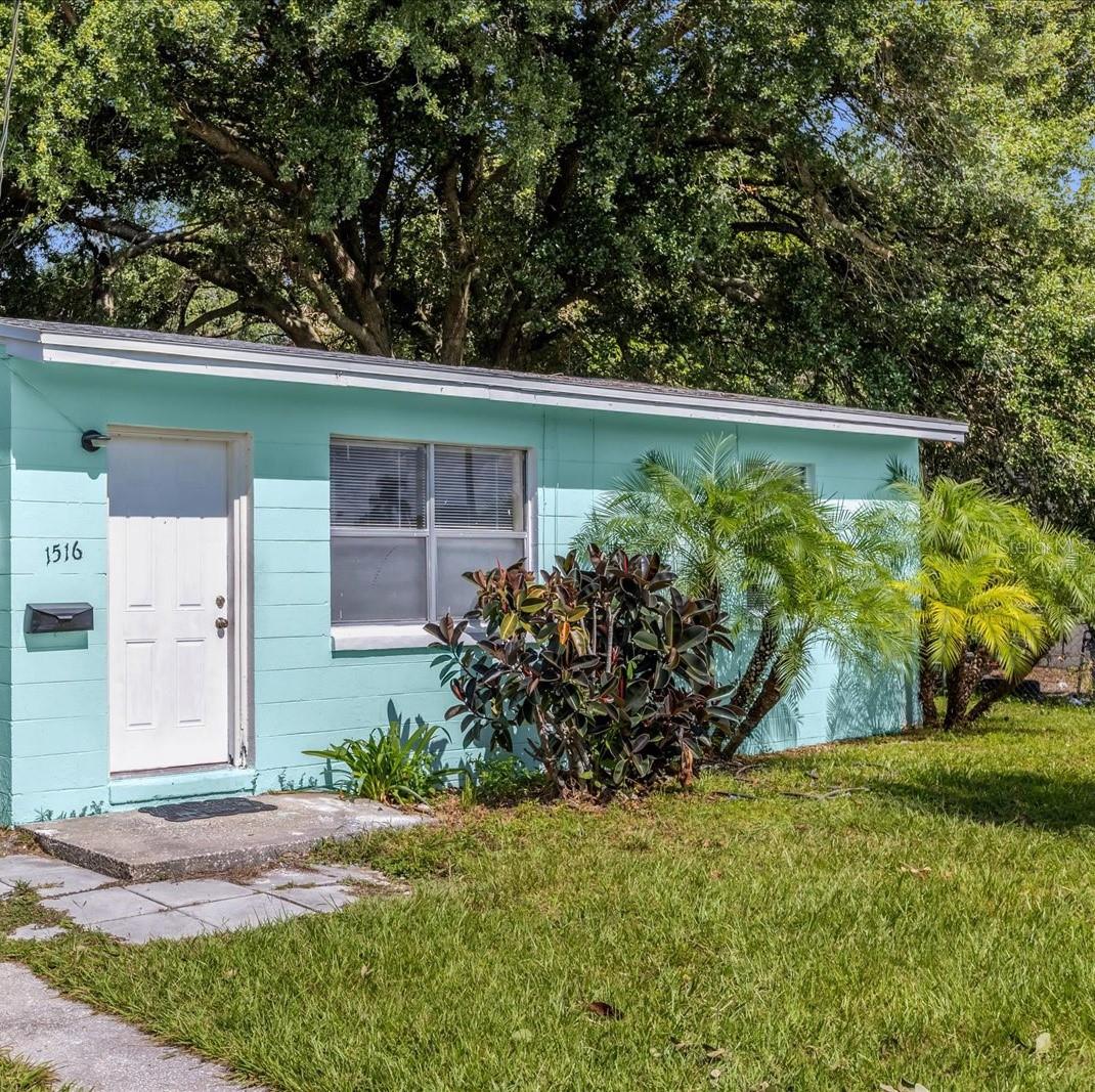 PERFECTLY PRICED - Cute starter home on an over 7000 sqft lot! Upon entry, you will find a spacious living room, with plenty of natural light! Past the living room is the spacious kitchen to one side, with a separate convenient side entry, and down the hall you will find two spacious bedrooms, with the hallway bath conveniently located right outside the two bedrooms. With a huge backyard, enjoy your evenings with family and friends as the fall approaches! This is the perfect home to make your own, and also is a fantastic investment opportunity for rental! Under $200k, it's better than buying a condo, or renting! This home also features a 2024 Roof! Come see this home today!