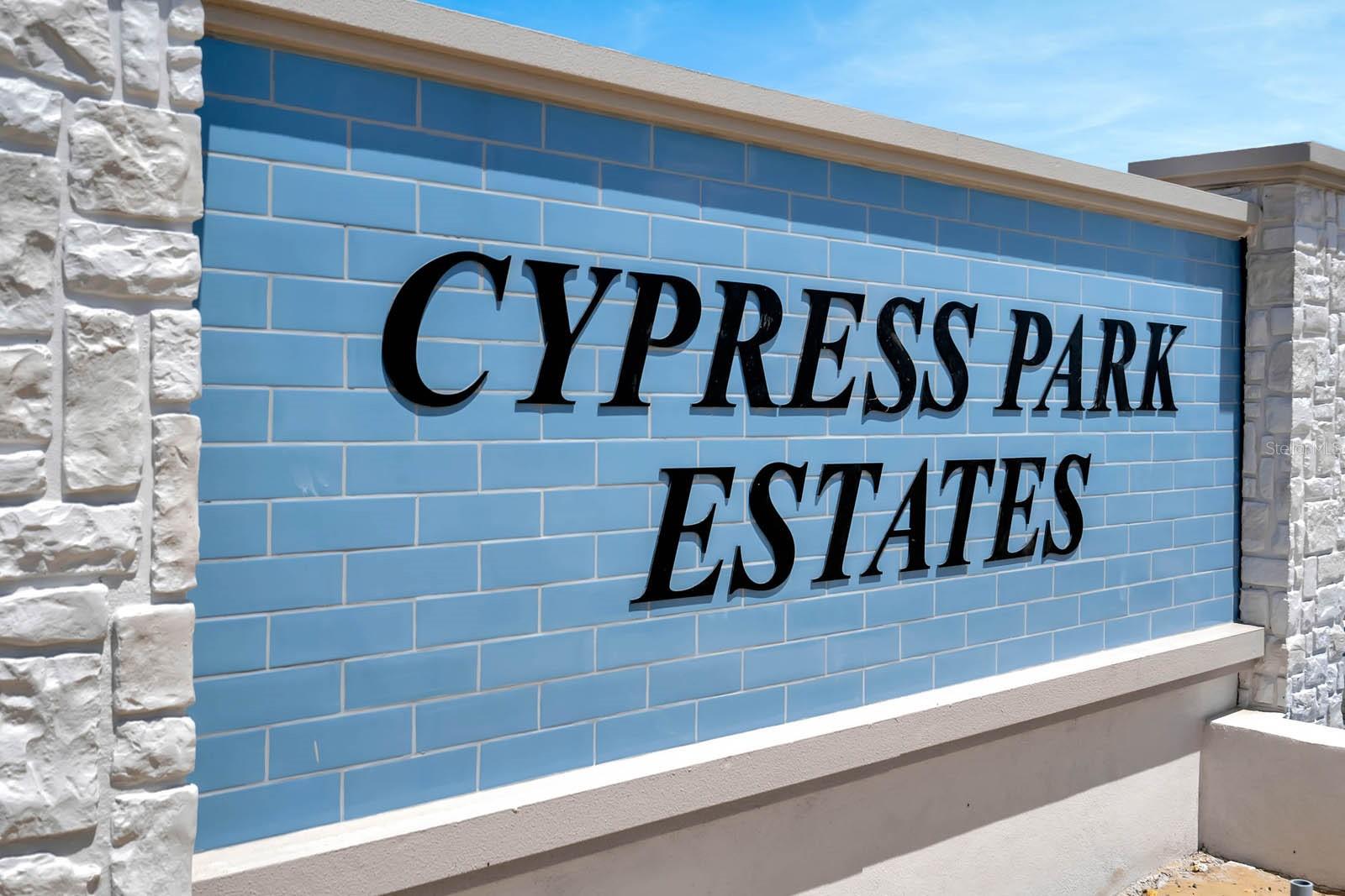 CYPRESS PARK ESTATES - Residential Lease