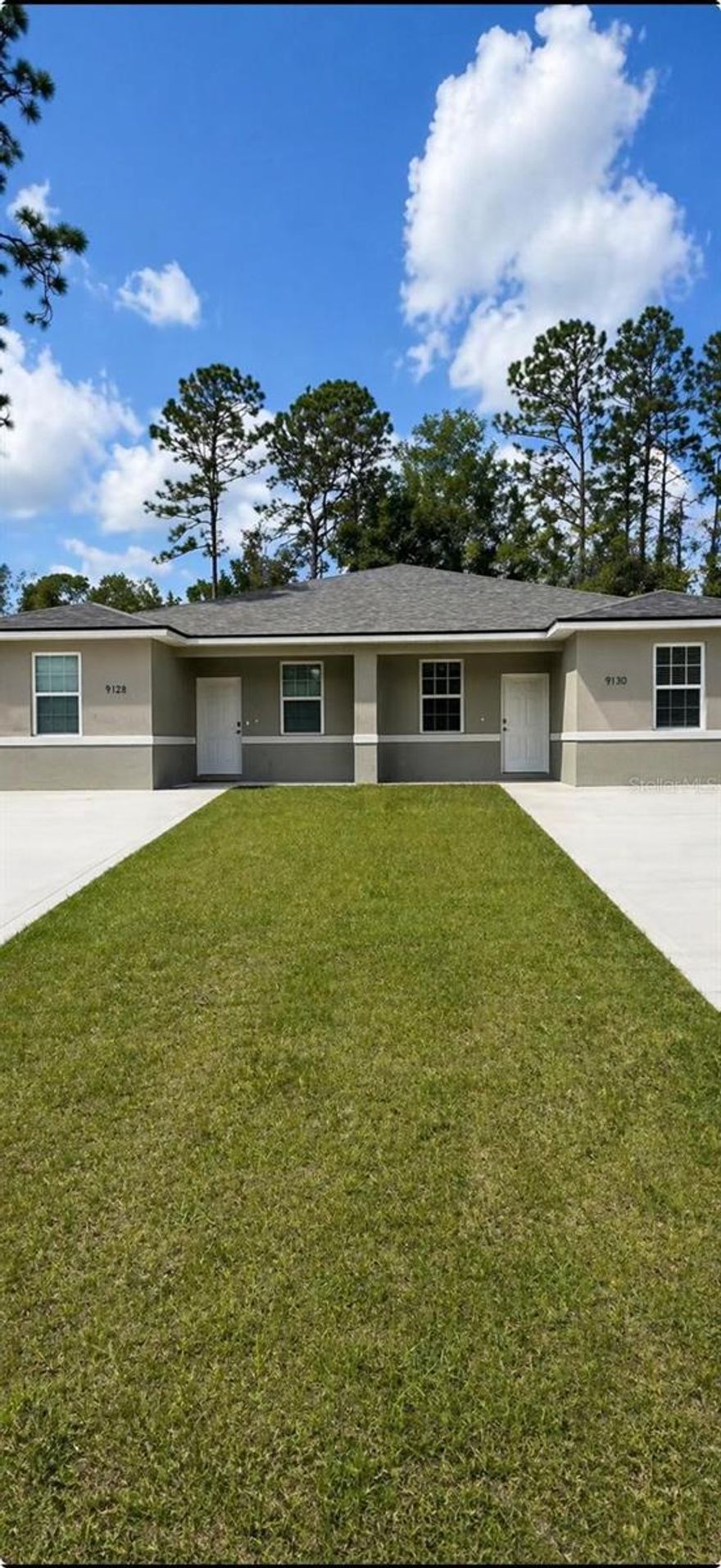 Stunning Brand New Duplex in Dunnellon – Perfect Investment or Multi-Generational Living

Discover this beautifully designed brand new duplex located in the desirable area of Dunnellon. Offering a total of 6 bedrooms and 4 full bathrooms across both units, this property is ideal for investors seeking strong rental potential or homeowners looking for flexible living arrangements.

Each unit features a thoughtfully designed open floorplan that seamlessly connects the spacious living room and dining area, creating a bright and welcoming atmosphere perfect for both everyday living and entertaining. The kitchens are a true highlight, showcasing elegant solid wood cabinets, sleek stone countertops, and a full set of included appliances—combining style, durability, and convenience.

The primary bedrooms provide a private retreat with generous walk-in closets, while the additional bedrooms are equipped with built-in closets, ensuring ample storage space throughout. Every detail has been carefully considered to maximize comfort and functionality.

Situated in a prime location, this duplex offers easy access to a main road for convenient commuting and is close to well-regarded schools, making it an attractive option for families and tenants alike.

Whether you are expanding your real estate portfolio or searching for a versatile living opportunity, this exceptional property delivers modern design, quality finishes, and a highly desirable location.