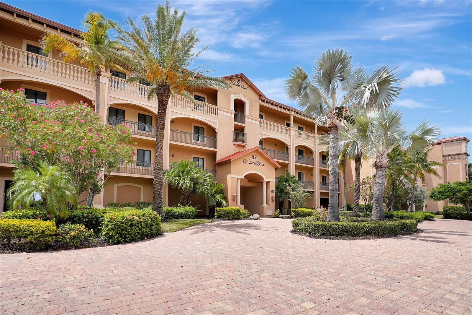 HARBOR-FRONT LUXURY LIVING with PANORAMIC SUNSETS Step from your private elevator into 2,300+ sq. ft. of refined waterfront living with sweeping Charlotte Harbor views. This 3BR/3BA RETREAT showcases rich, moody hues and warm wood tones that create an atmosphere of timeless sophistication. The chef’s kitchen features granite countertops, stainless steel appliances, and abundant cabinetry, perfect for both everyday living and hosting. Enjoy expansive storage, an oversized laundry room, and a large, private lanai that extends your entertaining space into the open air. Nestled in a 24-hour gated community, this home offers resort-style amenities: two sparkling pools, spa, fitness center, tennis courts, billiard/card rooms, and lush tropical landscaping. Just minutes from PGD airport, boating, fishing, shopping, dining, and Punta Gorda’s vibrant nightlife, you’ll have it all at your doorstep. Whether as a full-time residence or seasonal retreat, this condo delivers the luxury, comfort, and security you deserve—all with an incomparable harbor front backdrop.