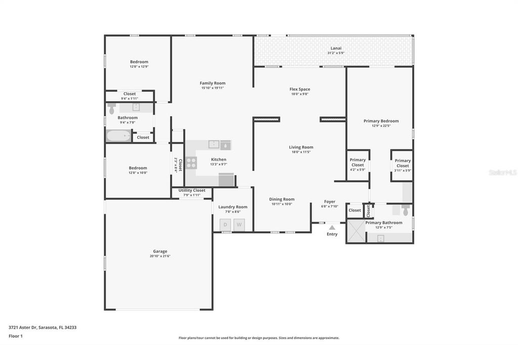 Photo of 3721 Aster Drive, Sarasota, FL 34233 (MLS # A4705566)