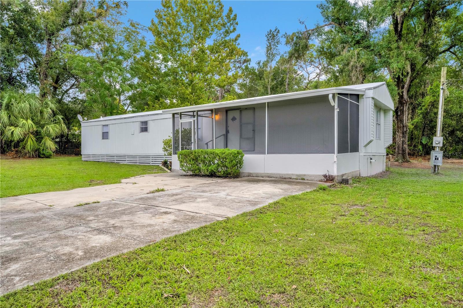 Welcome home to this freshly updated 3-bedroom, 2-bath mobile home in the heart of Crystal River — where affordable living meets Florida charm. Step inside to find a bright eat-in kitchen with direct access to the backyard, perfect for enjoying morning coffee or hosting weekend BBQs. Out front, a screened-in porch invites you to relax in the gentle evening breeze, unwind with a book, or catch up with friends while the sun sets. Located just minutes from local shops, dining, and the famous springs, this home offers the best of small-town living with easy access to outdoor adventures. Whether you’re starting out or downsizing, this property delivers comfort, convenience, and a touch of Florida’s laid-back lifestyle — all at a budget-friendly price. Schedule your private showing today!!