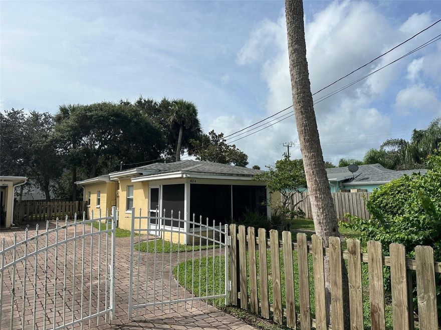 Charming 2-Bedroom Home in Central New Smyrna Beach Welcome to this quaint little getaway! This delightful 2-bedroom, 1-bath home offers a serene escape in the heart of New Smyrna Beach. Ideal for couples seeking a relaxing retreat, you'll find comfort and convenience in every corner. There is a fully equipped kitchen to cook your favorite meals in the spacious kitchen featuring beautiful granite countertops and all necessary appliances. An inviting screened-in porch to relax with your morning coffee or unwind in the evening on the screened-in porch, perfect for enjoying the gentle ocean breeze without the bugs! Laundry in the carport area. Cable and WiFi also included. Situated centrally in New Smyrna Beach, you’re just minutes away from the stunning shoreline, charming local shops, and delicious dining options. Enjoy outdoor activities like biking, kayaking, and fishing, or simply relax on the beautiful beaches. Whether you’re looking for a fun-filled vacation or a peaceful retreat, this home is your perfect base in New Smyrna Beach. Book your stay today and make unforgettable memories!