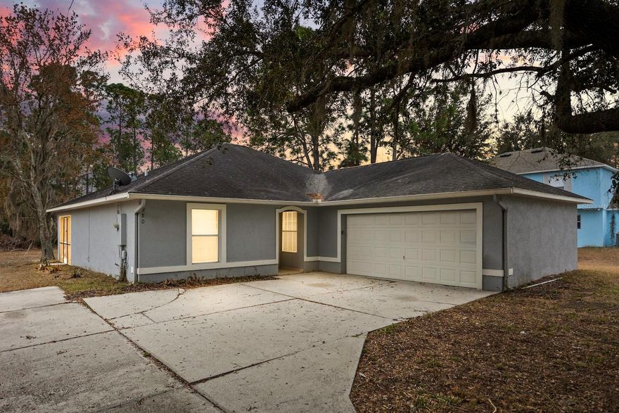 One or more photo(s) has been virtually staged. Check out this move in ready 3-bedroom, 2-bathroom Kissimmee home that has the space and layout. Being freshly painted inside and out, this home feels bright, clean, and ready for its next owner. As you walk in, you’re welcomed by an impressive 15x26 living room with plenty of space for entertaining, relaxing, or both. Just off the living area is the dining room, which flows easily into the breakfast nook and kitchen. 
From there, step into the screened-in Florida sunroom. The split floor plan offers privacy, with a large primary bedroom tucked away featuring a spacious ensuite bath. The additional bedrooms are well positioned on the opposite side of the home. With a 2-car garage, fresh updates, and a layout that just makes sense, this home is an exciting opportunity you don’t want to miss!