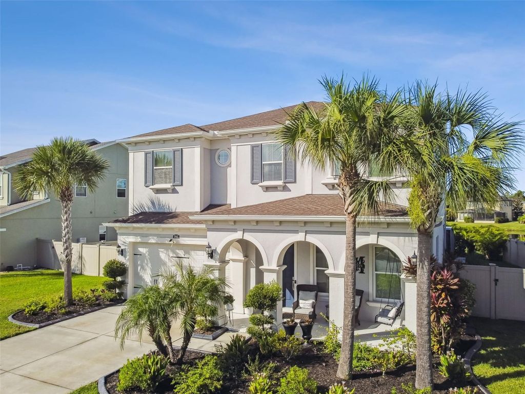 Photo of 3965 Aldea Way, Wesley Chapel, FL 33543 (MLS # TB8431166)