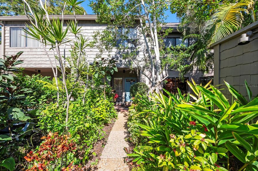 Located in Pelican Cove, this 3-bedroom condo has exceptional light/bright views with complete privacy all around. The living areas enjoy natural light and are surrounded by lush, mature foliage. The master suite includes a sitting/reading area, walk-in closet/storage.  Two additional split bedrooms and a laundry room with additional storage, complete this condo.  As you drive past the gate, the lush tropical setting, fruit trees, bird watching and manatee sightings in the harbor will offer instant serenity and relaxation. Amenities include: art studio, woodworking shop, sculpting garden, 6 pools, yoga, tennis, pickleball, water aerobics, biking, new exercise room and kayak launches to name a few activities. Enjoy an impressive offering of performing arts, annual art show, cinema & culinary club, bridge and fiber arts club.