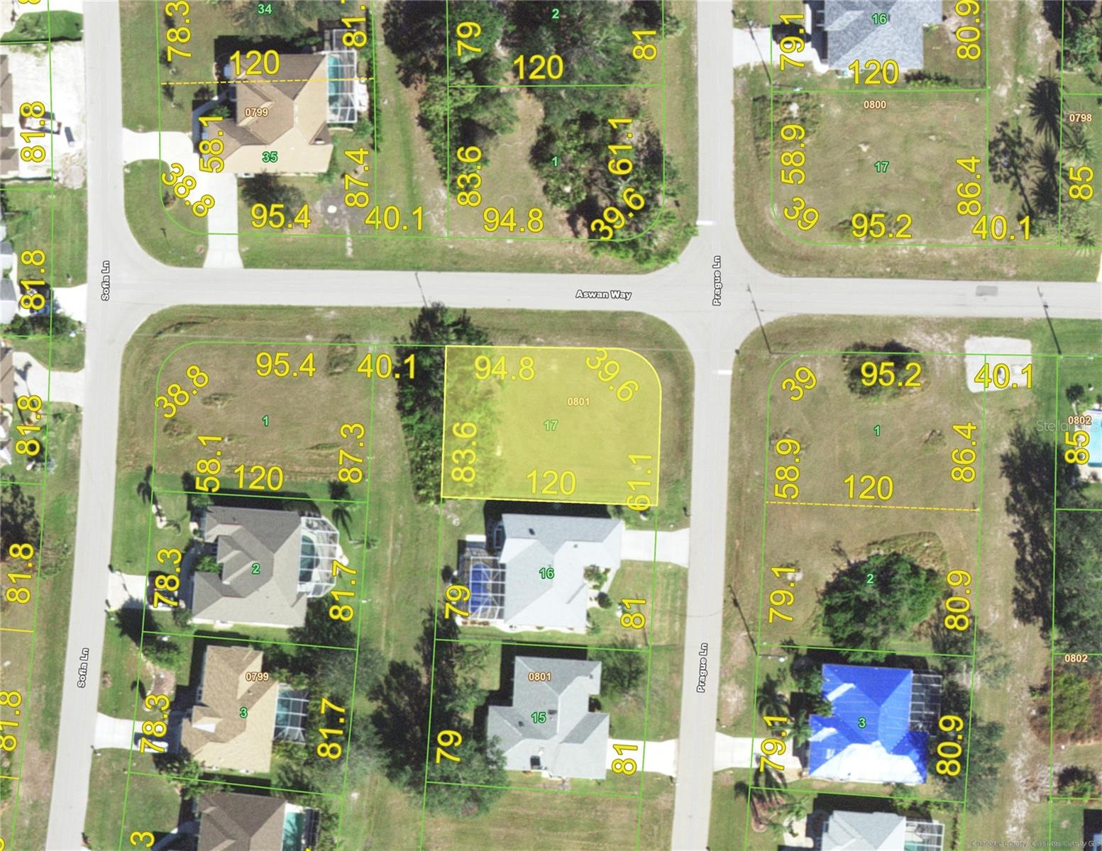 This beautiful cleared Future Home Site is located in popular Deep Creek, with city water and sewer available. This corner property, is on a short, non through street, in a multi cul-de-sac area. Which is located towards the southwestern section of Deep Creek. This building lot has a nice greenbelt to the back, with a popular western exposure, for viewing those beautiful sunsets! You will also find Lake Bengal a short walk, a block to the west with green belt access. Lake Bengal a nice size lake in Deep Creek, where you can kayak, canoe, fish, bird watch, just to name a few of the perks! Deep Creek is an upscale community with deed-restrictions, with this lot being just over 2 miles to Deep Creek Golf Club! You will also find a convenience store, banking, restaurants and just 1.5 miles, with other shopping and restaurants within 2 - 3 miles away. Punta Gorda and the Charlotte Harbor area is best known for: excellent fishing, boating and golfing, with pristine gulf beaches close by! PGI 023 0801 0017.