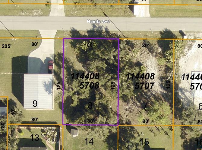 Residential Single Family building lot, 80 frontage X 125 deep, .23 acre (10,000 Sq Ft) in area of newer homes. Lot has mature trees providing ample summer shade. Several area builders are available to build your new home on this site. The Englewood / North Port / Port Charlotte area offers golfing, boating, fishing, Gulf Coast Beaches, and sports facilities along with convenient shopping, restaurants, two close by MLB spring training parks, and an abundance of area amenities to enhance your Florida living experience.