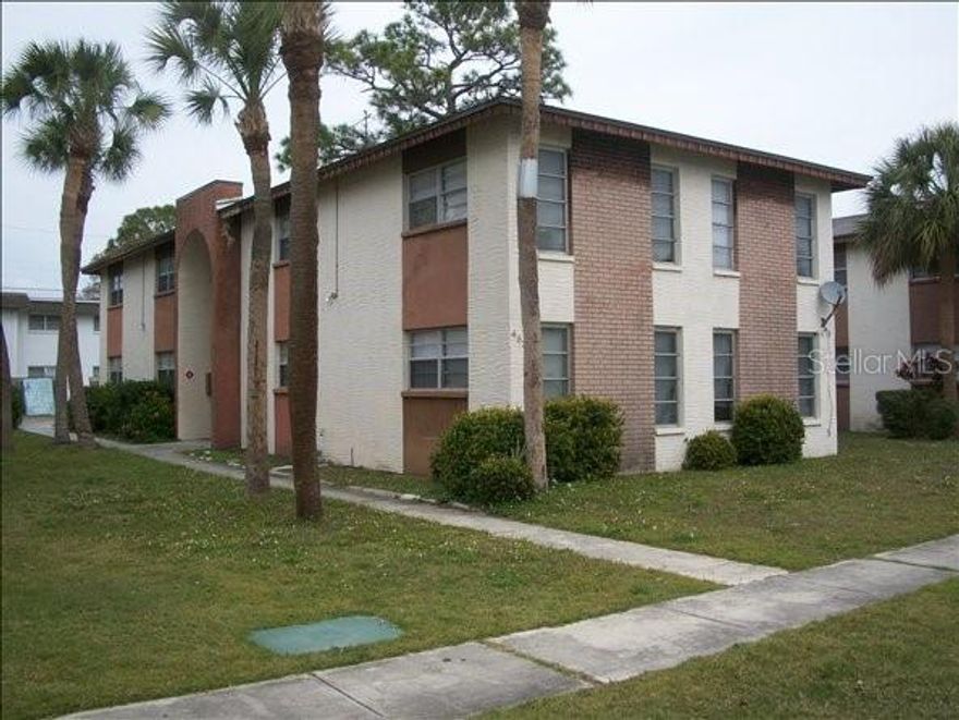 This Spacious apartment is located one block West of the 4th St. corridor. Enjoy all the Restaurants and Shops along 4th St. N. Minutes to I275 with easy access to TAMPA or the SKYWAY BRIDGE! This ground floor apartment has TILE FLOORING throughout! A LARGE living room with CEILING FAN with a LIGHT FIXTURE and a STORAGE CLOSET! The Kitchen has a BREAKFAST BAR and is well equipped with a fridge, stove, dishwasher, garbage disposal and lots of counter and cabinet space! Both Bedrooms are SPACIOUS and can accommodate a queen size bed and furniture! The bathroom has a Bathtub/Shower and UPDATED VANITY! This unit comes with an ASSIGNED PARKING SPACE! Water, Sewage and Garbage is included in the monthly rent. LAUNDRY ROOM on site! Coin Operated. Small Pet OK with a $350 Pet fee.