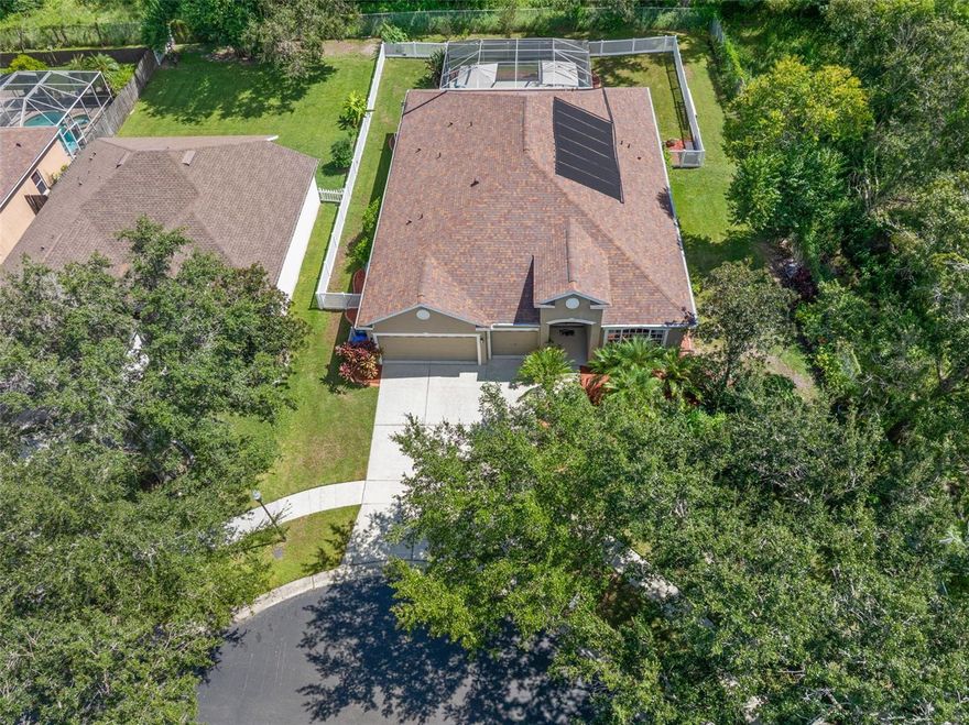 This beautiful four-bedroom, three-bath, three-car garage three-way split floor plan pool home is tucked away on a private corner lot in the highly sought-after gated Diamond Hill community. Backing up to over 500 acres of county-owned conservation, you’ll enjoy peaceful views and the chance to take in Florida’s natural wildlife right from your own backyard. Recent upgrades provide peace of mind: roof, entire AC system - Carrier AC, and water softener (all 2023)! Step inside the inviting double-door entry and be impressed by the spacious layout. To your right, you’ll find an extra-large formal living room and dining room. Natural light fills the space through ample windows, creating a bright and welcoming atmosphere. At the heart of the home is the open-concept kitchen, breakfast nook, and family room—perfect for everyday living and entertaining. The kitchen features a central island with extra storage, ample cabinetry plus a pantry closet, plus a large breakfast bar and oversized breakfast nook. The family room, pre-wired for stereo, opens seamlessly to the screen-enclosed lanai and pool through pocket sliding doors, blending indoor and outdoor living. Off the kitchen, you’ll find a laundry room with utility sink and cabinetry, plus convenient access to the three-car garage. The home’s split bedroom plan provides privacy for everyone! Two bedrooms share a full bath with a tub/shower combo. A fourth bedroom has its own full bath with pool access, making it ideal for guests or a private office. The primary suite is a retreat of its own, featuring two walk-in closets (one extra-large), and a spa-like ensuite with dual sinks, soaking tub, step-in shower, and private water closet. Step outside to your private inground pool and lanai, overlooking the fully fenced backyard and conservation area—perfect for relaxing or entertaining. Living in Diamond Hill means enjoying great community amenities, including a clubhouse, pool, playground, tennis courts, and pickleball courts. The neighborhood backs up to the scenic Diamond Hill Golf Course, which offers its own clubhouse and a stunning course. This home is move-in ready—just bring your personal touch and start enjoying everything it has to offer!