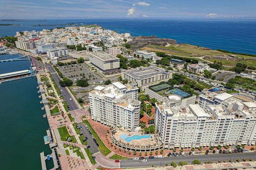 Experience residential living at Capitolio Plaza, located at the doorstep of Old San Juan’s historic and cultural corridor. Situated on the 4th floor, this residence offers 1,693.35 square feet with 3 bedrooms and 2.5 bathrooms, featuring a kitchen area, living and dining spaces, laundry room, and private balcony. The unit includes two back to back covered parking spaces, as well as a deeded storage unit offering approximately 35 square feet of private storage, a rare and highly valuable feature within the building. Capitolio Plaza residents enjoy controlled access and 24/7 security, along with amenities such as a fitness center, tennis/pickleball court, a pool and full backup generator system, all within an urban setting surrounded by marinas, restaurants, cultural landmarks, and government institutions at the doorstep of Old San Juan. Ideally located just minutes from Condado, Miramar, and the Convention District, with Luis Muñoz Marín International Airport less than 20 minutes away. Schedule your private showing today to experience all that Capitolio Plaza has to offer.