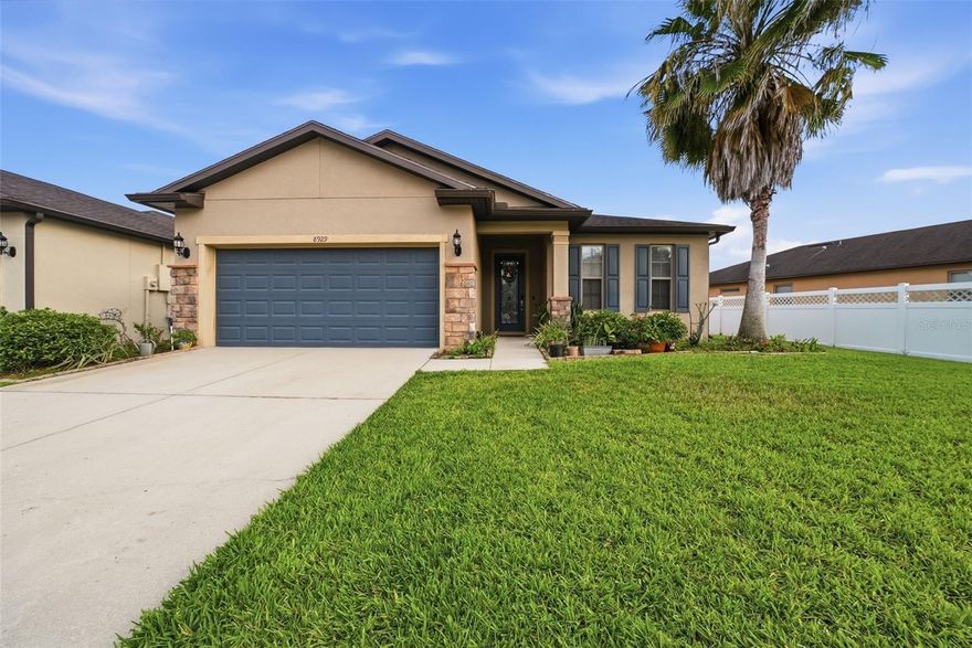 $5,000 Seller concession towards rate Buy down! 
Welcome to this beautifully maintained 4-bedroom, 3-bathroom home built in 2016, offering nearly 2,000 sq ft of comfortable living space in the growing community of Polk City. From the moment you arrive, you’ll notice the clean curb appeal, spacious layout, and pride of ownership throughout.

Inside, the home features an open-concept floor plan perfect for both everyday living and entertaining. The spacious kitchen overlooks the main living and dining areas and includes upgraded stainless steel appliances installed in 2025, granite countertops, dark wood cabinetry, and plenty of storage space. The split-bedroom layout provides added privacy, while the oversized primary suite features a large walk-in closet and en-suite bath.

Major updates include a brand-new AC system installed in December 2025, giving buyers added peace of mind and energy efficiency for years to come.

Step outside to enjoy one of the home’s best features — no rear neighbors! Relax under the covered lanai while overlooking peaceful water views and an expansive backyard with plenty of room to entertain, garden, or simply enjoy the Florida lifestyle in privacy.

Conveniently located with easy access to both Tampa and Orlando, this move-in ready home offers the perfect blend of comfort, space, and value.