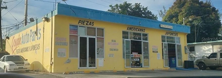 Commercial buildings: One is an auto parts store located on the main avenue of Yauco, 25 de Julio Avenue, behind Yauco Plaza I. It is being sold with all inventory at the time of sale. The store features 10 aisles with gondola shelving on both sides. The office area includes a mini-split air conditioner. Next to the auto parts building, there is a parking lot that is also for sale. Another building, consisting of 4 commercial units, is also for sale. Currently, two of the units are rented. One of these units has air conditioning; the other three do not. The AAA and LUMA meters for each unit are separate and individually metered.