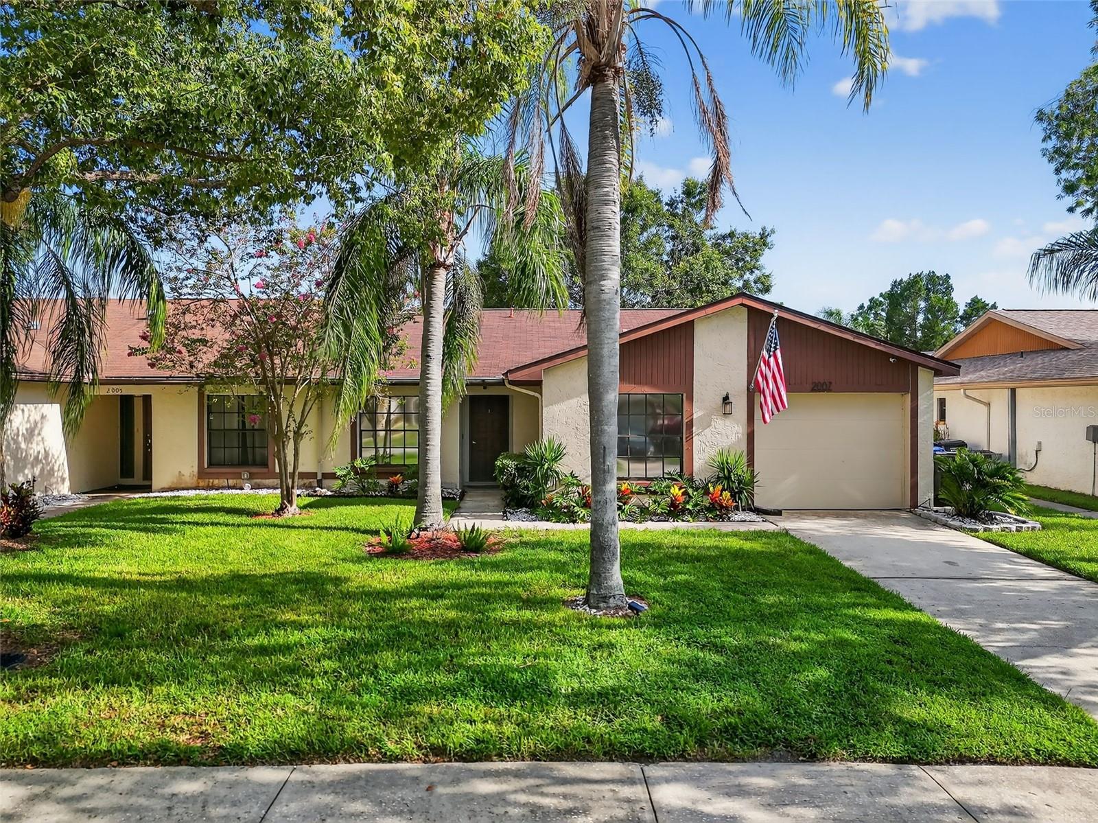 Discover comfort, convenience, and modern living in this beautifully renovated 2-bedroom, 2-bath villa with a bonus flex/office room, located in a quiet and desirable Oldsmar community. With 1,346 sq ft of stylish, move-in ready living space, this home offers a flexible layout and premium features throughout—including washer and dryer appliances already installed.
Enjoy a range of smart upgrades such as a smart thermostat, smart light switches, and a dedicated electric vehicle charging outlet in the attached one-car garage. The flex room offers perfect space for a home office, guest room, or hobby studio.
Lawn mowing is included, allowing you to enjoy low-maintenance living while taking advantage of community amenities like a pool and clubhouse. All conveniently located near top-rated shopping, dining, and parks.
Home Features:
• 2 bedrooms / 2 bathrooms
• Bonus flex/office room
• 1,346 sq ft of updated living space
• One-car garage with EV charging outlet
• Smart thermostat & smart light switches
• Renovated kitchen and bathrooms
• Washer and dryer appliances included
• Lawn mowing included
Community Amenities:
• Community pool
• Clubhouse access
• Quiet, well-maintained neighborhood
Available ….. – schedule your private showing today!