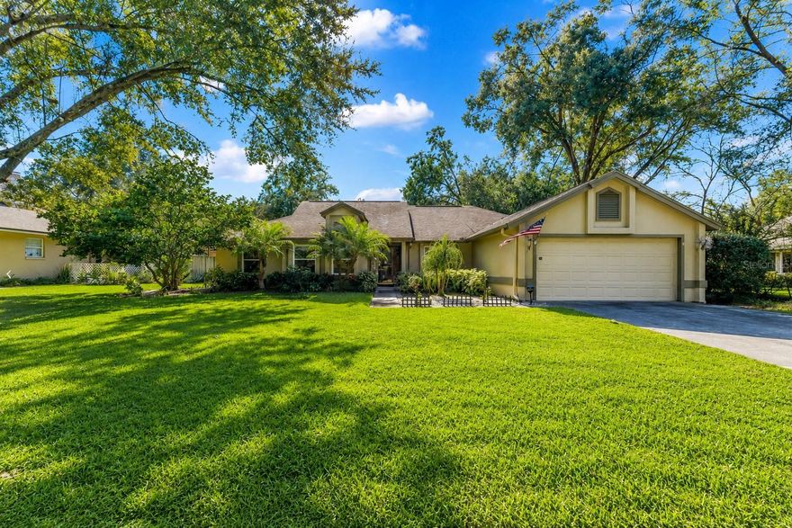 Welcome to 2067 Majestic Woods Blvd — a beautifully updated 4-bedroom, 2-bath pool home tucked away on a quiet cul-de-sac in the highly desirable Majestic Oaks community. Situated on an expansive 12,915 SqFt lot surrounded by mature trees and lush landscaping, this home delivers the perfect mix of comfort, privacy, and Florida living. Step inside to discover a fully remodeled interior featuring spacious living areas, modern finishes, and a functional split-bedroom floor plan designed for everyday living and entertaining. Sliding doors lead to your private backyard oasis complete with a screened-in pool area, ideal for relaxing, hosting guests, or enjoying sunny Florida days year-round. The oversized lot also offers plenty of space for outdoor activities, pets, RV or boat parking, and more. Easy to show, schedule today!