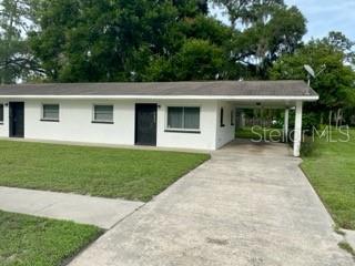 Check out this great opportunity to rent this 2 bedroom, 1 bathroom duplex unit available for immediate move in! Large covered carport with utility shed that includes a washer and dryer. Unit is rented As-IS with laminate flooring throughout, newer blinds, and newer paint. This Corner lot backs up to large park with swing set, picnic tables, and a trail walk. Call and schedule your showing today. Pet Friendly. Lawn Care Included. Water and Electric is tenants responsibility. Available for immediate move in. Equal Housing Opportunity.