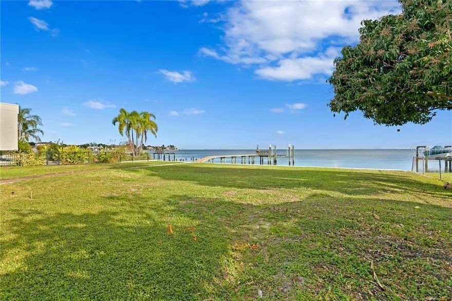 premium lot located on Tampa Bay