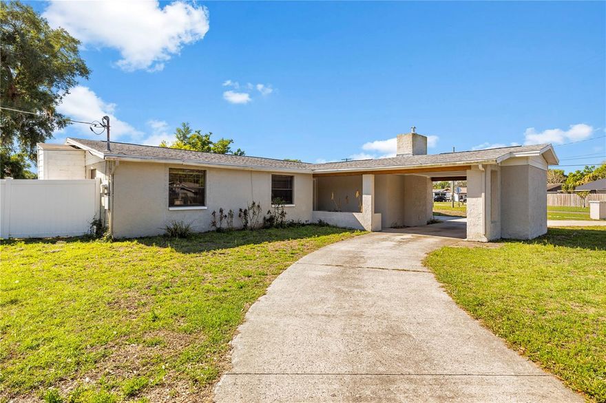 Be the first to see this NO HOA 3 bedroom, 2 bathroom pool home on a 0.42 acre corner lot in Brandon, Florida, offering space, flexibility, and a central location rarely found for a Brandon Florida home for sale with land. Located in the heart of Brandon with RSC-6 zoning and no HOA restrictions, this home provides added freedom for parking, storage, and everyday living without the limitations of deed-restricted communities, making it ideal for buyers searching for a no HOA home in Brandon FL with RV or boat parking. This well maintained home offers approximately 1,514 square feet of living space with an open floor plan that connects the kitchen, dining, and living areas, creating a functional layout for both daily living and entertaining. The kitchen features granite countertops, stainless steel appliances, and ample cabinetry, flowing seamlessly into the main living space. A wood burning fireplace in the living room adds character and comfort, creating a central gathering space inside the home. Step outside to your screened in lanai and private in ground pool, offering a true outdoor living setup ideal for relaxing, entertaining, or enjoying time with family and friends year round. The oversized 0.42 acre lot provides plenty of space to enjoy your backyard, host gatherings, or simply unwind by the pool, while the corner lot positioning enhances privacy and usability. A new double gate vinyl fence provides easy access to the backyard, allowing you to bring your boat, RV, trailer, or work vehicles onto the home, a rare feature for a Brandon FL pool home with land. Additional features include block and stucco construction, central air conditioning, attached garage, carport parking, and an extended driveway with ample parking space. Located in Flood Zone X, this home is positioned right next to Saladino Park, where you can enjoy pickleball courts, a dog park, walking trails, and open green space, adding to the appeal for buyers looking for a Brandon home near parks and recreation. This location provides quick access to Westfield Brandon Mall, Brandon Boulevard, I-75, and the Selmon Expressway, placing you approximately 15 minutes to Downtown Tampa, 25 minutes to Tampa International Airport, 35 to 45 minutes to Clearwater Beach and St Pete Beach, and 20 minutes to MacDill Air Force Base, while also being within a short drive to Busch Gardens Tampa Bay and major employers throughout the Tampa Bay area. The home is zoned for Brooker Elementary School, Burns Middle School, and Bloomingdale High School. Nearby outdoor destinations also include Lithia Springs Park and Alafia River State Park, offering additional options for recreation and nature. Whether you are searching for a Brandon FL home with land, no HOA pool home, Tampa Bay area investment property, or a home with space for boats, RVs, and outdoor living, this home offers a unique combination of location, lot size, and flexibility that is rarely available. Homes in Brandon offering this combination of land, no HOA, private pool, and RV or boat access are limited. Schedule your private showing and secure your opportunity to own a standout Brandon Florida home.