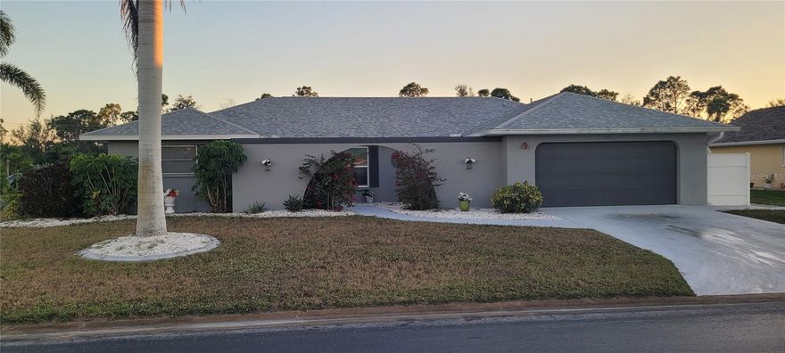 Jacaranda West fully remodeled home (2021) with golf & tennis community access and low HOA approx. $40/month. Features new roof, new
appliances, updated kitchen and baths, and extensive smart-home automation controlling lighting, curtains, pool pump, sprinklers, lanai misting
system, and keyless Bluetooth entry. The finished garage IN-LAW SUITE offers a private entrance, full kitchen, bathroom with shower, laundry,
and added interior/exterior storage. The main kitchen includes a pot filler, RO system, appliance lift, media hub, and integrated touchscreen
control center with Wi-Fi, Bluetooth, cameras, and quiet built-in ventilation. Primary suite showcases full-height tile, 5’x5’ walk-in shower with
thermostatic valve, bidet, freestanding tub, Bluetooth ceiling speakers, and walk-in closet with direct laundry access. Outdoor living features a
freestanding kitchen with refrigerator and Wi-Fi grill. Most furniture included (excluding lanai)