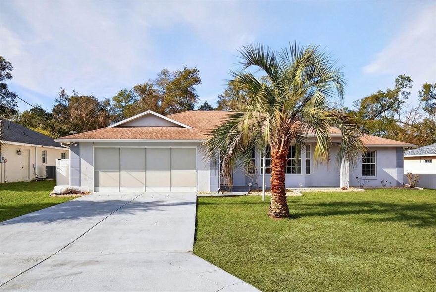 RARE Find!!!   Become the owner of the ONLY POOL HOME AVAILABLE in Lakeview Woods, a GATED COMMUNITY WITH LAKE ACCESS! Nestled in the Ocala National Forest, this home has a ton of RECENT UPGRADES INCLUDING:  NEW Water Heater, NEW Air Conditioner with UV light to prevent mold & bacteria, kitchen cabinets with soft close drawers & electric (200 Amp), Quartz counter tops. Luxury Vinyl  floors thoughout the house. Interior & exterior paint,  ALL NEW APPLIANCES including NEW Washer & dryer , New Garage door opener- New Pool pump & salt cell & 2021 ROOF --------------------BONUS FEATURES:  ELECTRIC HEATED POOL WITH SCREENED ENCLOSURE-  HUGE FLORIDA ROOM/LANAI w/windows overlooking the POOL-Plenty of room to BBQ on the gorgeous concrete porch- STORAGE SHED-- FULLY FENCED w.Privacy fencing-  Quartz countertops, Walk in closet--Split floor plan. Orange tree.  Gutters - 2 Car Garage -Screened garage door- Full home Water filtration system-GENERATOR HOOK UP IN GARAGE--Attic access- High Ceilings - LOW POA Fee  includes access to Lake Waldena, COMMUNITY BOAT Ramp, clubhouse,pavillion & much more.  Close to Ocala, shopping, World Equestrian center & Silver springs Park!  THERE ARE TOO MANY GREAT THINGS ABOUT THIS HOUSE TO FIT IN THIS ISTING - CALL TO SCHEDULE A SHOWING