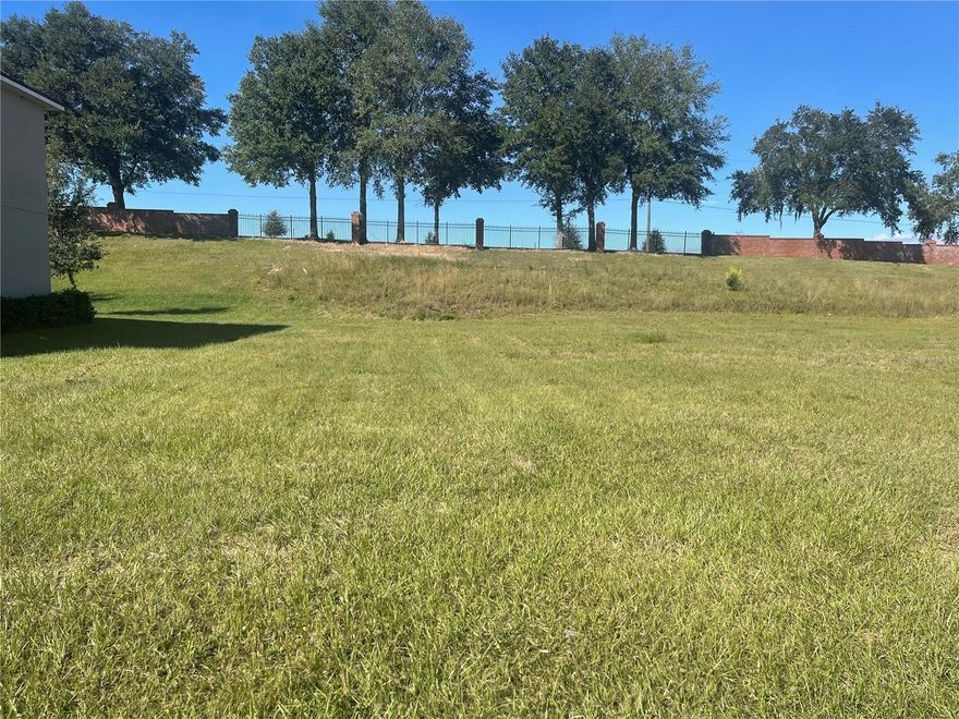Here is your chance to build your new home with No Rear Neighbors. Take advantage as there is not many lots left to build on in this community. Easy access to the Florida Turnpike as well as restaurants and shopping. City water and Sewer is available and there is no time frame to build and you can choose your own builder. Low hoa fees as well. Don't miss out.