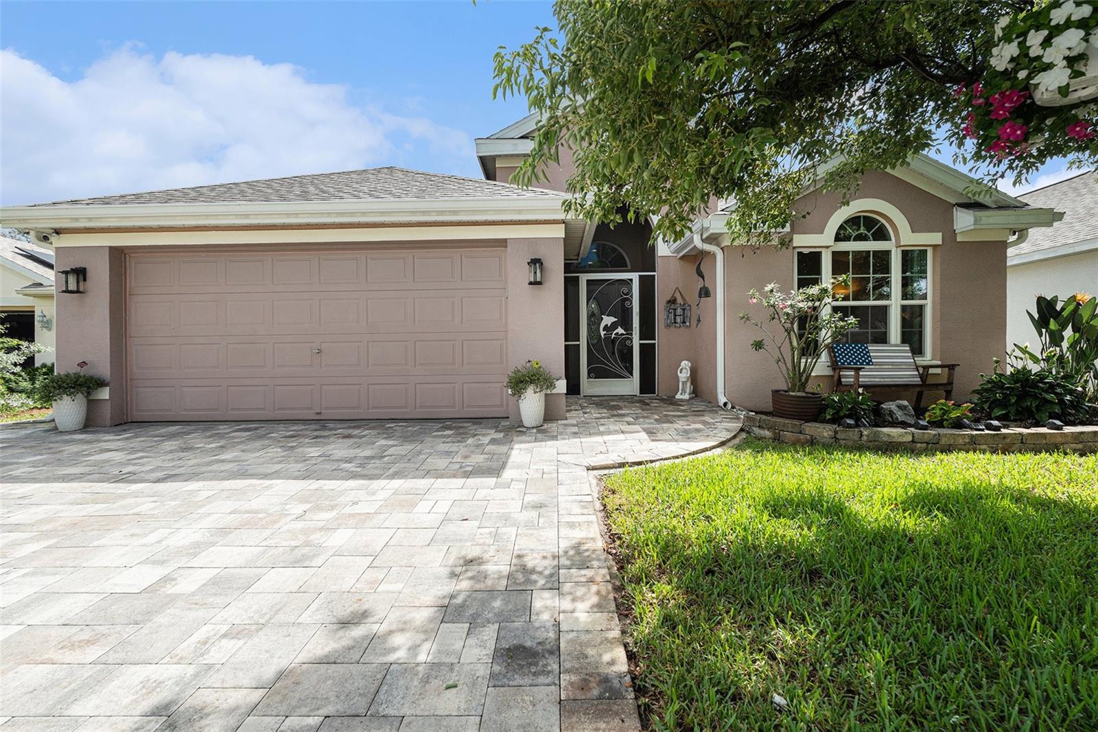 Come live in Paradise! This gorgeous ONE-STORY home is located in the desirable community of Key Vista right in the heart of Holiday. Home Sweet Home! This amazing home offers 3 bedrooms, 2 full bathrooms, formal dining area, and a kitchen that opens to a large living. Once inside you will be greeted by an amazing open floor plan with high ceilings and open spaces. Welcome to the kitchen where sweet memories are being made. The kitchen is seasoned with love and is perfect for entertaining your guests, featuring lots of cabinets and extended counter space. Enjoy the sleek look of quartz countertops in the kitchen, perfect for both cooking and entertaining. The kitchen is the heart of the home. The fondest memories are made when gathered around the table. Enjoy hosting elegant dinners in the formal dining area or enjoy a quick meal in the breakfast nook. The 2-way split floor plan is perfect for your extended family with owners retreating on one side of the home with 2 bedrooms and a full on the other side of the home. This home is full of endless possibilities. Master suite offers a large walk-in closet. Master bathroom offers a garden tub, walk-in shower, and dual vanity sinks. Life is too short to fold fitted sheets but convenient in the large laundry room with plenty of storage. The garage has plenty of space so bring your toys, bikes and extra vehicles to store in the 2-car garage. Enjoy outdoor living at its best. Plant your wishes, play in the dirt, spend time with the family and pets with a fence in the backyard. Time spent on the lanai is time well spent. Flip flops are highly recommended, wear lots of sunscreen, relax, hang up your towel, soak up the sun and swim in the private saltwater pool. Relax and enjoy as there will be a lot of sipping, grilling and chilling with an amazing, screened lanai overlooking the peaceful backyard oasis ideal for morning coffee or evening relaxation. The exterior features permanent LED lighting in the front and back, adding charm and security year-round. Nestled on a quiet cul-de-sac, this home provides both privacy and a welcoming community feel. This beautiful home offers impact-resistant windows for safety and peace of mind, along with solar panels to help lower energy costs. This move-in-ready home offers comfort, style, and peace of mind with numerous recent upgrades, including a new roof (2025), AC unit (2012), water heater (2023), pool refinishing (2021), and a new water softener (2024). Key Vista is rich with amenities, including a clubhouse, fitness center, volleyball courts, playground, pool, and tennis courts. It is conveniently located near top-rated schools, shopping, dining, and just a short drive to the Gulf Coast’s best beaches—Sunset Beach, Howard Park, and Honeymoon Island. This home truly offers everything you’ve been searching for and more. Don’t miss out on this incredible opportunity!