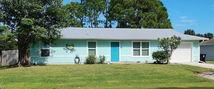 Move-In Ready and Fully Updated!  This home has had everything done — all that’s left is for you to move in and enjoy!
Here’s what makes it special:
* Metal Roof (2018) – Durable and long-lasting.
* Hurricane Windows (2022) – Lifetime warranty for peace of mind.
* Hurricane-Rated Garage Door (2022)
* New HVAC System (July 2024) – 10-year parts and labor warranty.
* Added Attic Insulation (July 2024) – Energy efficient and cost-saving.
* New Kitchen Cabinets & Corian Countertops (July 2025) – Modern and stylish.
* New Bathroom Vanity (July 2025)
* New Vinyl Flooring (July 2025) – In living room, dining room, kitchen, and hallway.
Every corner of this home has been thoughtfully updated and cared for — all the big-ticket items are done!  Don’t wait—schedule your showing today and make this beautifully renovated home yours before it’s gone!