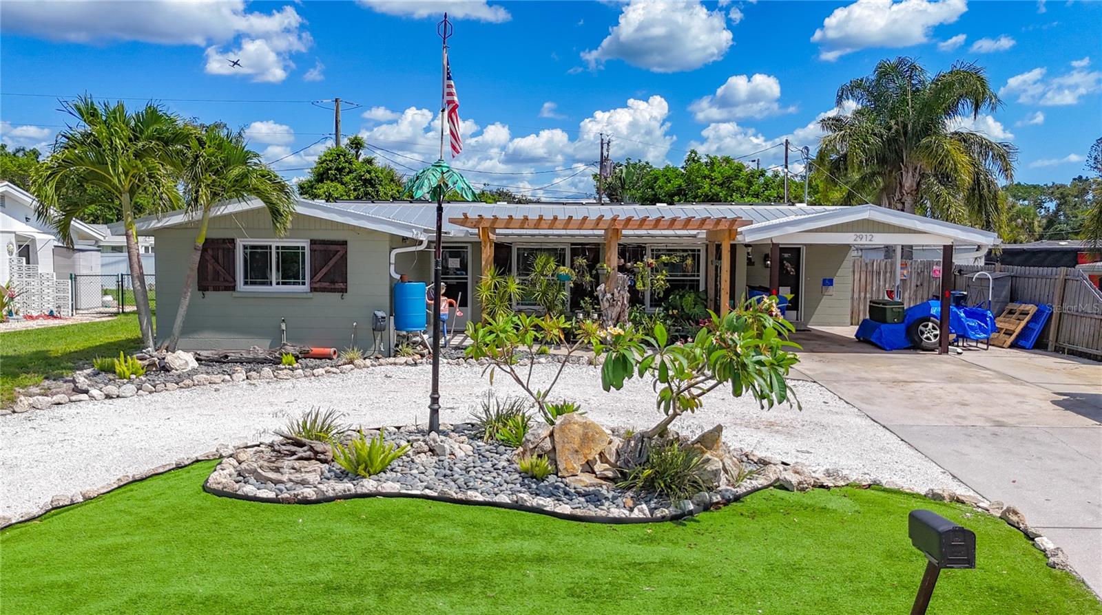 Charming 2-Bedroom Home in Highly Desirable Neighborhood – No HOA!
Located in one of the area’s most sought-after, HOA-free communities, this delightful 2-bedroom, 1-bath home offers comfort, character, and convenience. Featuring a roof that’s only four years old and elegant imported Italian tile flooring throughout, this property combines style and peace of mind.
Enjoy the added security of hurricane shutters and upgraded windows installed in 2010. Whether you’re looking for a permanent residence, seasonal getaway, or a great rental opportunity, this home fits the bill.
As a resident, your property taxes cover access to the community center, offering amenities and activities for all ages. Love the water? You’ll also have the option to rent a boat slip at the private marina—perfect for boating enthusiasts.
Don’t miss this rare opportunity to own in a well-established neighborhood with no HOA restrictions and a strong sense of community!