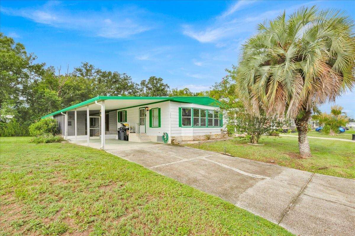Charming 2/2 in Desirable 55+ Citrus Woods Estates with NO LOT RENT (YOU OWN THE LAND) AND ANNUAL HOA of ONLY $710!
Step inside to discover a spacious and bright floor plan featuring a large living room, an open dining area, and a well-equipped kitchen with ample cabinet space. Both bedrooms are generously sized, with the primary suite offering a private en-suite bath and walk-in closet.
Enjoy your morning coffee or evening breeze in the screened lanai, perfect for relaxing or entertaining friends. Additional highlights include indoor laundry, covered carport, storage shed, and low-maintenance landscaping. Citrus Woods Estates is a pet-friendly, golf cart-friendly community with low HOA fees and access to great amenities like a clubhouse, heated/cooled pool, shuffleboard courts, billiard room, library, and a calendar full of activities. Located close to shopping, restaurants, medical facilities, and major highways—this is the perfect place to call home!
Don’t miss this affordable gem in one of Lakeland’s most established 55+ neighborhoods. Schedule your private showing today!