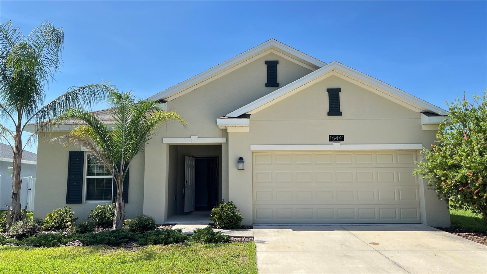 Stylish 4-Bedroom Home in Greater Lakes – Built in 2021 with Modern Finishes!
Welcome to this beautifully maintained 4-bedroom, 2-bathroom single-family home located in the sought-after Greater Lakes community of Clermont, FL. Built in 2021, this spacious home offers 1,877 square feet of contemporary living space with thoughtful design and a modern aesthetic throughout.
From the moment you arrive, you'll appreciate the home’s clean curb appeal and quiet residential setting. Inside, the open-concept floor plan features generously sized living and dining areas, perfect for both everyday living and entertaining guests. The kitchen is the heart of the home, boasting modern finishes, quality cabinetry, and plenty of counter space for meal prep and hosting.
The primary suite offers a peaceful retreat with an en-suite bathroom, while the additional three bedrooms provide flexibility for guests, family, or a home office. With two full bathrooms, there's ample space for everyone.
Enjoy Florida’s beautiful weather in the backyard, with space to customize your outdoor living experience. Whether you’re dreaming of a patio, garden, or play area, the possibilities are yours to explore.
Located in the vibrant Greater Lakes community, residents enjoy convenient access to top-rated schools, parks, and recreational areas, as well as proximity to shopping, dining, and major highways. Plus, you're just a short drive from all that Central Florida has, including Disney and area attractions. This home is beautiful and ready for you and your family. Schedule your showing today!