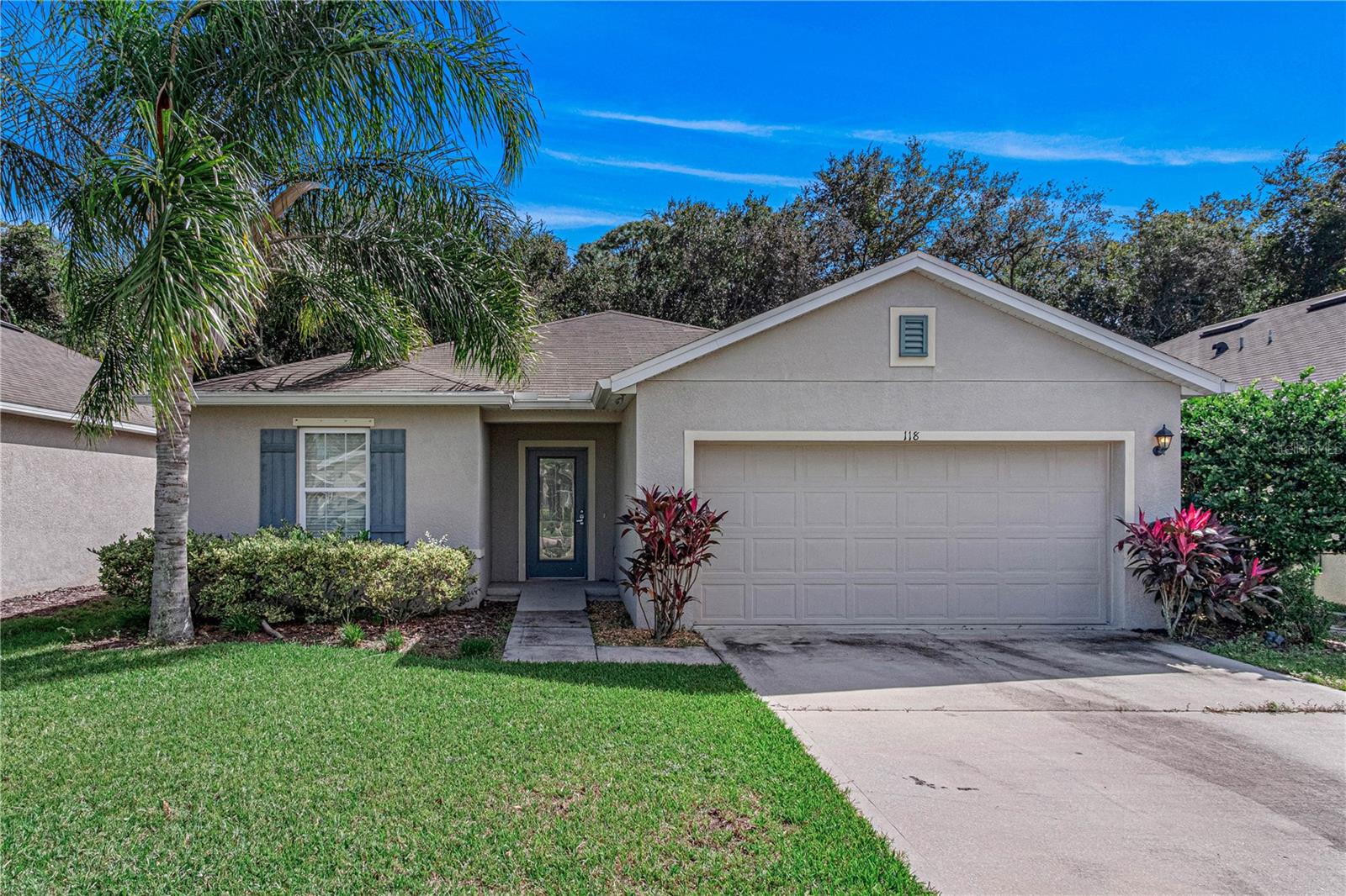 **SHORT SALE** Welcome to 118 Fishermans Cove Drive, a beautifully maintained 4-bedroom, 2-bathroom home located in the desirable gated community of Fisherman’s Cove in Edgewater, Florida. Built in 2016, this modern residence offers approximately 1,816 square feet of comfortable living space with an open-concept layout that seamlessly connects the kitchen, dining, and living areas — perfect for both entertaining and everyday living. The kitchen is a standout feature, boasting premium countertops, stainless steel appliances, and an oversized island with bar seating. The private master suite is thoughtfully separated from the guest bedrooms and includes an en suite bath and generous closet space. Three additional bedrooms provide flexibility for guests, a home office, or hobby rooms, all conveniently situated near the second full bathroom. Additional highlights include an indoor laundry room, a spacious two-car garage, and a fully fenced backyard that’s ideal for outdoor gatherings, pets, or a future pool.
Fisherman’s Cove is a peaceful, HOA-managed community offering a secure, gated entrance and a community dock with stunning views of the Indian River — perfect for fishing, kayaking, or simply relaxing by the water. With close proximity to local shopping, dining, and just a short drive to the beach, this home offers the best of coastal Florida living. Don’t miss this rare opportunity to own a move-in-ready home in one of Edgewater’s most sought-after communities.