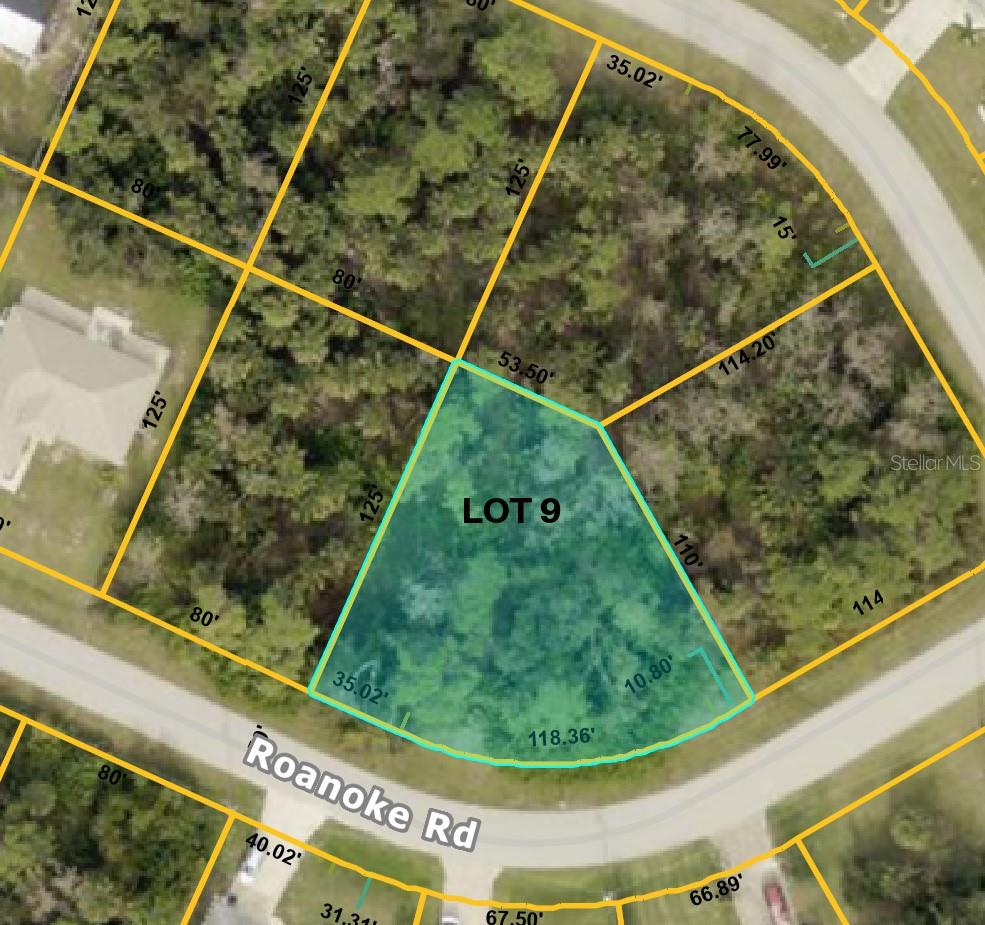 OVER 1/2 ACRE!! Looking to buy now and build later... or seeking a great 'buy and hold' investment opportunity? Don't miss this beautiful double lot on quiet Roanoke Road in North Port, Florida! Bring your vision to life with the option to buy two adjoining lots ideally located near shops and restaurants in booming North Port, FL. PLEASE NOTE - This listing is for TWO SEPERATE LOTS being sold together on Roanoke Rd, North Port, FL, Lot #10. ( .23 acre). The adjoining lot #9 ( .30 acre). Both parcels together total over 1/2 acre (.53 acre) for your dream residential property! Enjoy your property, your way - No deed restrictions mean you can build a property to suit your individual taste!
