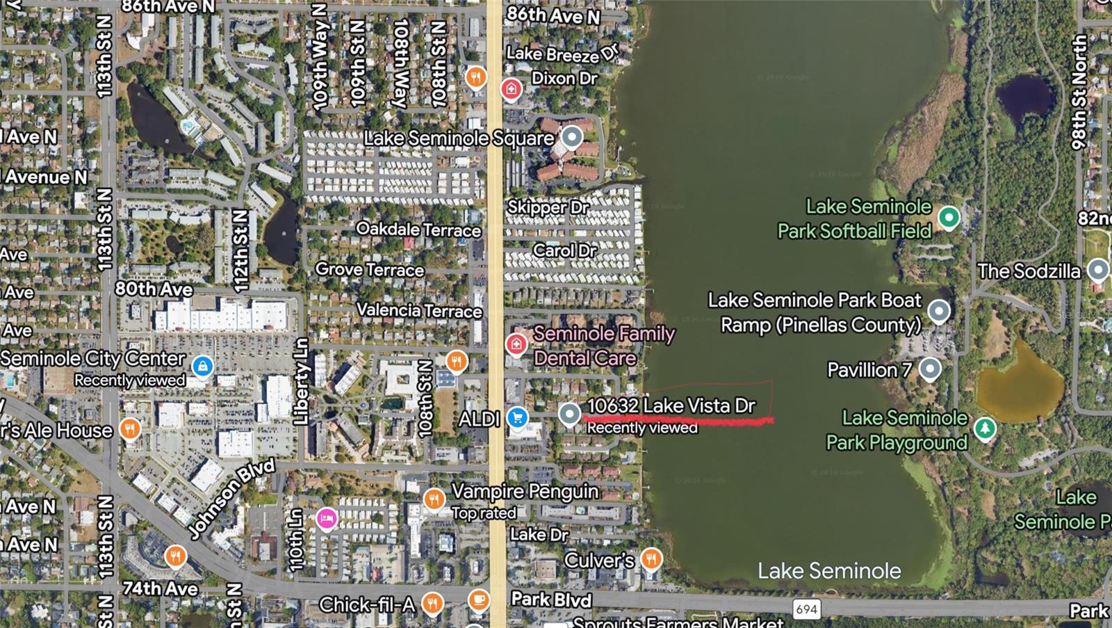 LAKE SEMINOLE VISTA SUB - Residential