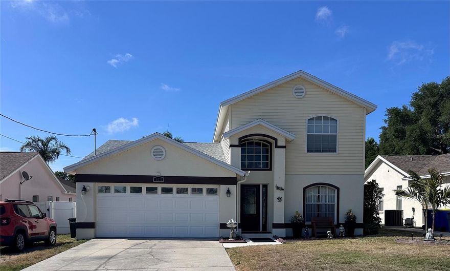 Location Location Location! Get Ready to live the Florida Lifestyle in this Gorgeous screened pool home, situated  just 5 min drive to the powdery gulf coast beaches, a 5min walk to the Seminole City Center with a plethora of restaurants, shopping, live music and the Studio Grill Movie Theater.  This 3 bedroom 2 1/2 bath home has been lovingly styled to facilitate a warm and friendly environment. The kitchen is filled with storage, stainless steal appliances, sleek countertops and overlooks the family room to create the perfect entertaining space. The  large main floor master bedroom, with its direct pool access, is ideal for those who want to wake up and enjoy a morning swim or a quick cup in the morning sun. It has an ensuite bathroom with a massive jacuzzi tub, separate shower and closet. This floor plan was designed to give your guests or family, extra privacy in the upstairs bedrooms. The loft area has room for a shared desk, and book shelves to have your own little reading nook. The shared bath has a massive tub and separate shower, dual sink vanity and additional storage. The Lake Vista neighborhood is a quiet, well maintained neighborhood situated on the edge of Lake Seminole. The area boasts a stunning park with access to a boat a ramp, hiking trails and other park activities. The home has gated side storage with a massive shed, so bring your boat, jet ski or kayaks. NEW A/C in 2025, ROOF was replaced in 2021, Garage has it's own A/C unit installed in 2023, and the house exterior was freshly painted in 2022. While the listing information is deemed reliable, please note, it is not guaranteed and should be independently verified for accuracy.
