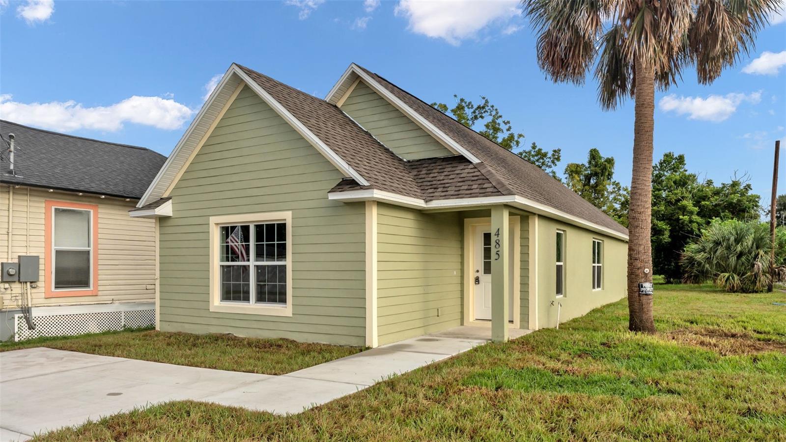 Welcome home to this stunning NEW CONSTRUCTION single-family residence in the heart of Bartow! This beautifully built home combines modern comfort with lasting quality—constructed to the latest safety codes and standards for peace of mind and long-term durability.
Step inside to find an open-concept layout featuring soaring ceilings, abundant natural light, and a stylish kitchen, sure to impress! Enjoy gorgeous granite countertops, brand-new stainless-steel appliances, and a seamless flow into the spacious living room—perfect for entertaining or relaxing with family.
The split floor plan ensures privacy, with the primary suite offering a tranquil retreat complete with high ceilings, a walk-in closet, and a luxurious en suite bathroom featuring double sinks, a private toilet room, and elegant finishes.
On the opposite side of the home, you'll find two bedrooms and a full bath with granite counters and a bath/shower combo—ideal for family, guests, or a home office.
Enjoy Florida evenings on your covered back porch, complete with a ceiling fan and lighting—great for year-round outdoor living.
Buyers can qualify for up to $15,000 in purchase assistance through the Community Redevelopment Agency (CRA)!
Don't miss this incredible opportunity to own a move-in ready home with modern finishes and financial incentives in a growing community.
Why settle for old when you can buy new? Enjoy the confidence of a home with no wear and tear, built to today’s safety and energy standards—offering lower maintenance, modern systems, and a fresh start with a 1-year limited builder warranty.