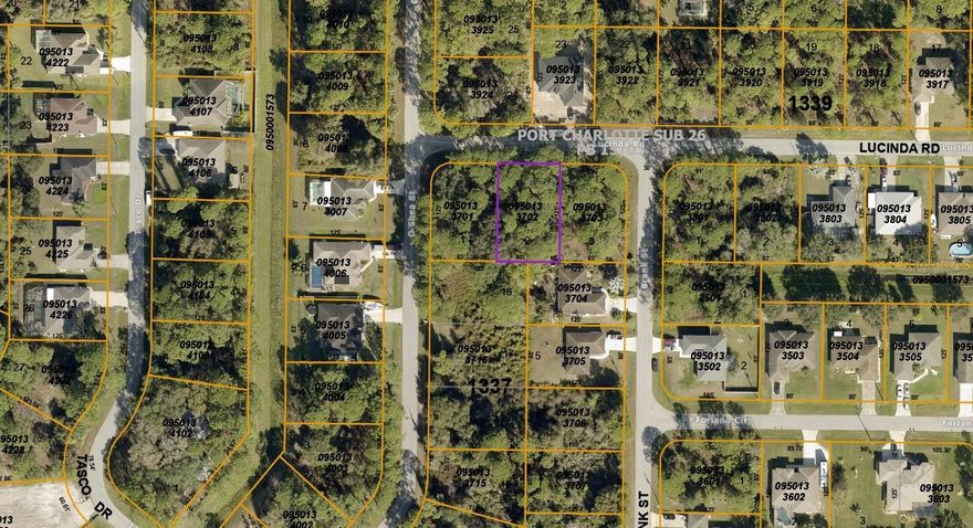 Beautiful property ready to build your new home! Located in a desirable residential neighborhood area of North Port, Sarasota County. Property is on easily accessible paved roads and located near water; Owner financing available. Invest today!