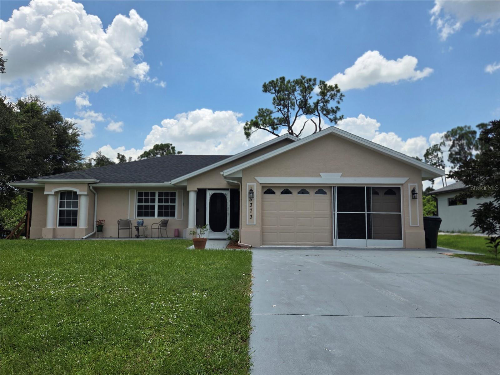 Are you looking for a “Smart Investment, Prime Location?”This North Port property offers the rare blend of curb appeal, functional layout, and location-driven potential. With a durable roofline, ample parking, and clean aesthetic lines, it’s poised for long-term value. Whether you're expanding your portfolio or launching a rental opportunity, the practical benefits of this home make it a savvy choice. Maybe you're a first time buyer, picture this: a quiet street, a sun-dappled yard, and the kind of house where childhood memories are made. This North Port gem feels like home from the first step onto the front path. It’s more than just a roof over your head—it’s a foundation for your next chapter, filled with laughter, love, and Sunday pancakes in the kitchen.
