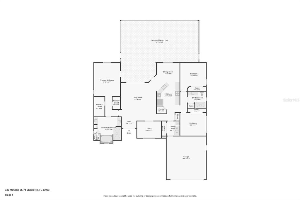 Photo of 332 Mccabe Street, Port Charlotte, FL 33953 (MLS # A4659654)