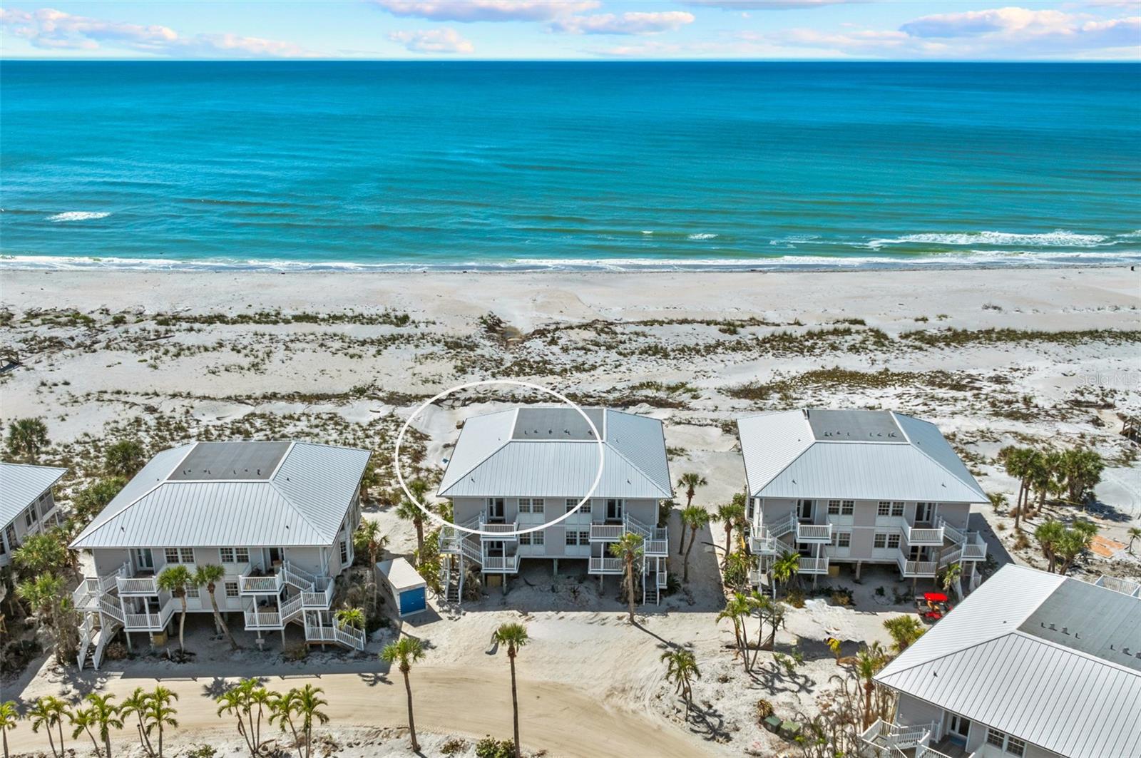 Escape to your own island paradise on Palm Island Beach Resort, where pristine white sand beaches, breathtaking sunsets, and an unmatched island lifestyle await on Placida Island, Florida. Accessible only by a short ferry ride or boat, this exclusive sanctuary offers the perfect blend of seclusion and luxury, making every day feel like a vacation.
This stunning residence features three elegant bedrooms and three beautifully designed bathrooms, all crafted for comfort and style. The open-concept living area boasts high ceilings and panoramic Gulf views that instantly transport you to a world of relaxation. The gourmet kitchen is a chef's dream, showcasing granite countertops, extra cabinets beneath a spacious breakfast bar, stainless steel appliances, and a built-in wine cooler—ideal for entertaining or unwinding after a day on the beach. Expansive sliding glass doors welcome in the refreshing sea breeze and lead to a private balcony, the perfect spot to savor spectacular sunsets over the Gulf of Mexico. Whether you’re enjoying your morning coffee or evening cocktails, this balcony is a front-row seat to paradise.
Wake up to breathtaking Gulf views in the spacious primary suite, which includes a private balcony, ample closet space, and a lavish en-suite bath designed for pure relaxation. The second bedroom is thoughtfully designed and situated at the front of the condo, conveniently located next to a beautifully appointed bathroom. The third bedroom is located on the second floor and offers stunning Gulf and beach views from its own private lanai, perfect for endless sunset gazing. It features an en-suite bathroom and a versatile bonus loft room, ideal as a spare bedroom, office, or owner's closet.
Palm Island Beach Resort is more than just a home; it's a lifestyle. Enjoy exclusive access to a private beach, heated pools, tennis courts, a fully-equipped fitness center, and full-service dining. Explore the island effortlessly with golf-cart-friendly pathways or embark on endless outdoor adventures like kayaking, fishing, and shelling. Whether you're looking for a year-round sanctuary or an income-producing vacation rental, this Palm Island gem offers an unparalleled coastal escape. Don’t miss your chance to own a piece of paradise on Placida Island—where every sunset is a masterpiece, and every day feels like a getaway.
Schedule your private tour today and make this dream coastal retreat yours.