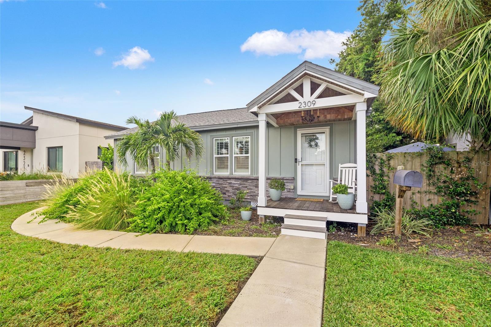 Discover the perfect blend of style, comfort, and convenience in this beautifully appointed 3-bedroom, 2-bath rental home offering 1,278 square feet of thoughtfully designed living space. Located just minutes from Downtown St. Pete, Beach Drive, and the vibrant waterfront district, this Fully Furnished home provides everything you need to move in and start enjoying the Florida lifestyle immediately. Step inside to find a bright, open floor plan enhanced by natural light and Bamboo wood flooring throughout. The gourmet-style kitchen is a chef’s dream, featuring Quartz countertops, solid wood cabinetry, a gas cooktop, and a spacious layout that flows seamlessly into the dining area and comfortable living room—perfect for both entertaining and everyday living. The primary bedroom is a true retreat, complete with a tray ceiling, generous layout, and a spa-inspired ensuite bath. Updated lighting and quality finishes throughout the home create a warm and welcoming ambiance. Easy and convenient EV charger included. Enjoy Florida’s beautiful weather in your private, fenced backyard with outdoor seating and grilling area—ideal for relaxing evenings or weekend gatherings. Centrally located near Downtown St. Pete, the Pier, Beach Dr., and boutique shopping. Easy access to waterfront dining, parks, and entertainment.