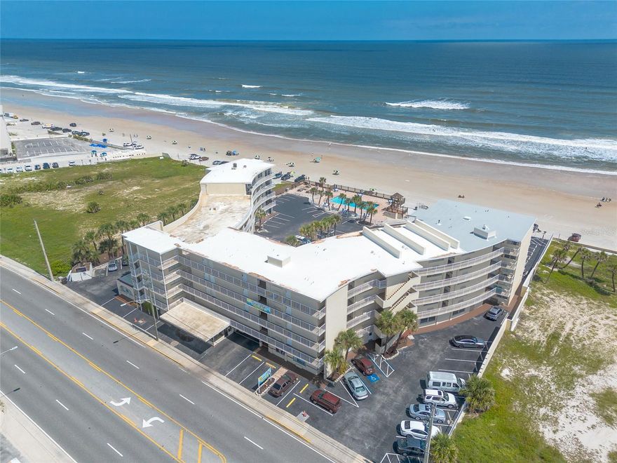 Step into beachfront living with this fully furnished oceanfront studio located in the heart of Daytona Beach at the popular Sea Dip Complex! Whether you’re seeking a relaxing personal retreat or a proven income-producing investment, this coastal gem offers the best of both worlds. The studio features a cozy and functional kitchenette, perfect for quick meals or snacks between beach outings, and a private balcony where you can enjoy breathtaking views of the Atlantic Ocean—a front-row seat to sunrise every morning. Recent upgrades include a brand-new AC unit installed in 2024, complete with a 5-year transferable warranty, offering peace of mind to both owners and guests. Sea Dip offers a variety of resort-style amenities, including indoor and outdoor pools, community BBQ grills, and open spaces for entertaining, lounging, or hosting guests. With its prime location, excellent walkability, and strong rental history, this unit is ideal for short-term vacation rentals or seasonal stays. Don’t miss this opportunity to own a turnkey oceanfront property that not only captures the essence of beachside living but also brings real income potential. Schedule your private showing today!