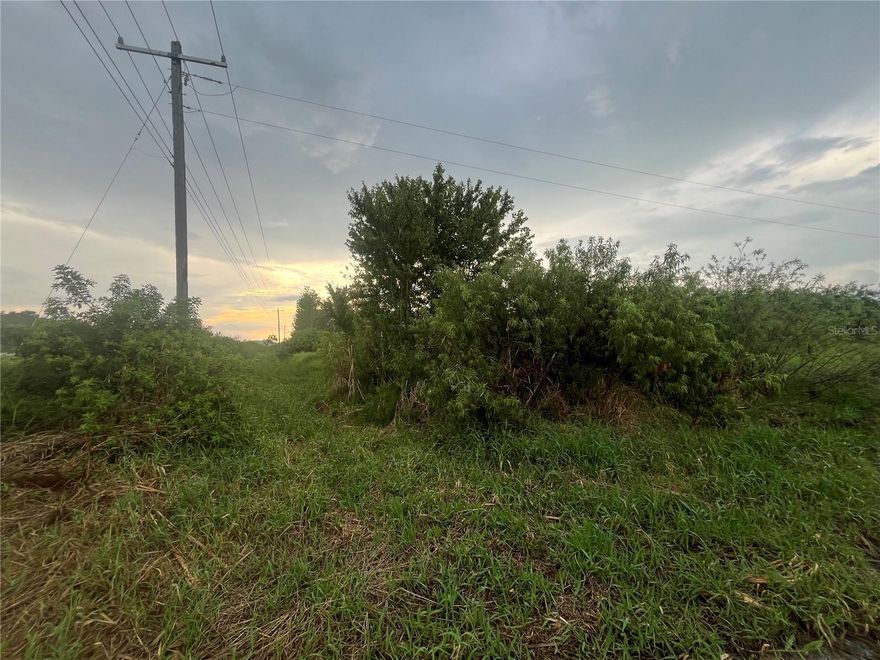 Almost a half-acre of land located west of Vero Beach and near Florida Turnpike. Very convenient for commuters. This is prime location along Highway 60 near the Yeehaw Junction. Drive by today to see if you would love to make this lot yours! seconds from I95/Turnpike and less than an hour drive to the beaches such as Vero Beach and South Beach Park! Looking to purchase property in Florida, look no further. Buying Land in Florida is a solid investment for your future. For directional purposes 3400 CENTRAL BLVD is behind the lot.