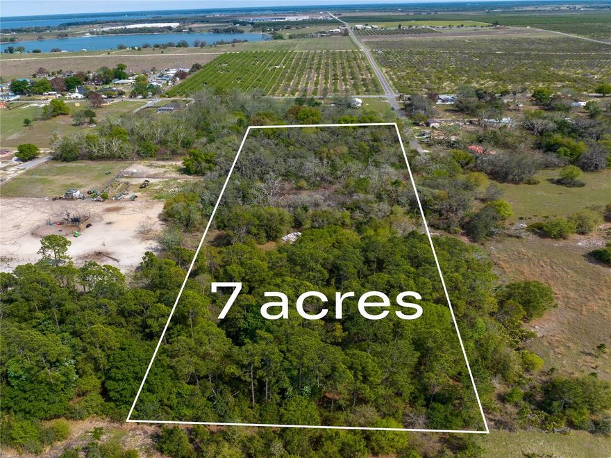 Vacant 7-acre parcel in Polk County located next to Silver Lake and minutes from Lake Clinch in the peaceful community of Frostproof. This spacious property offers an excellent opportunity to build a private retreat, homestead, or future home surrounded by Florida?s freshwater lakes, citrus groves, and natural landscapes.
Silver Lake and Lake Clinch provide outstanding recreation including fishing, boating, kayaking, paddleboarding, and wildlife viewing, along with beautiful sunrise and sunset views. Frostproof offers a relaxed small-town atmosphere with convenient access to US-27 and State Road 17, plus nearby parks, boat ramps, local dining, shopping, and community events.
Enjoy privacy, space, and lake access while remaining close to schools, amenities, and the natural beauty of Central Florida