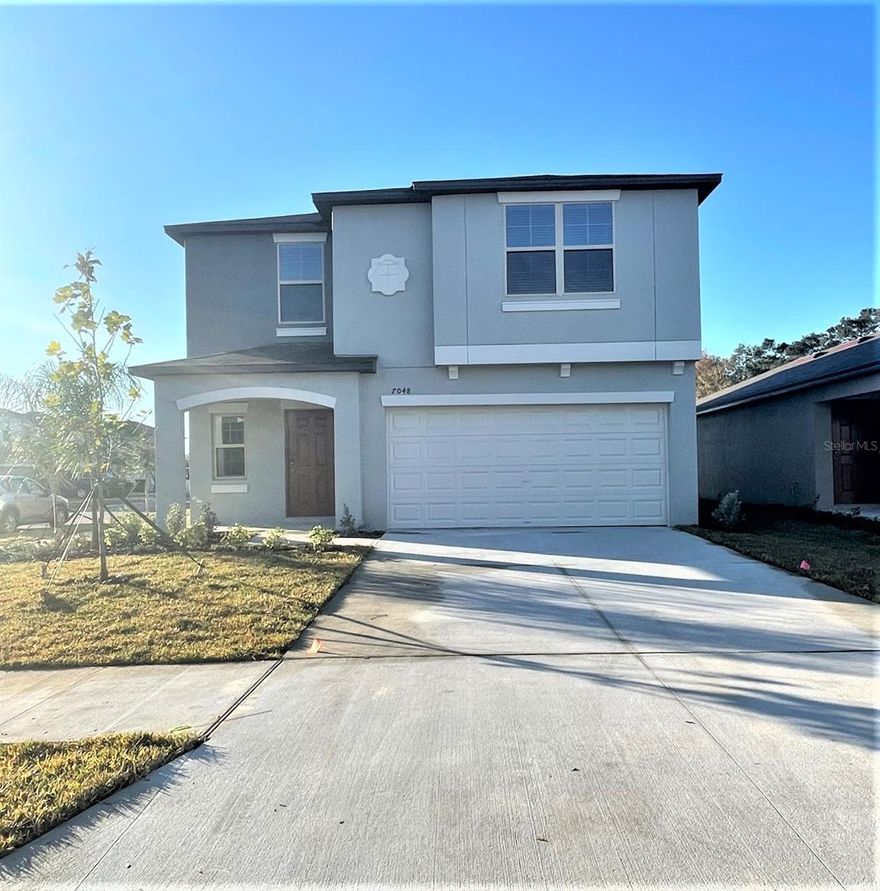 Touchstone Community offers a 5 bedroom, 2.5 bath, 2 car garage. Modern design and elegance are embodied in this 2021-built home. Beautiful flooring and plenty of natural light flow throughout the home's open, airy layout. The kitchen will inspire your inner chef with plenty of counter space, a cooking island, a large pantry, and a breakfast bar. Enjoy gatherings in the generously sized kitchen/living. The primary bedroom has ample space and an en-suite primary bath with dual sinks, a walk-in shower, and a large closet. The open floor plan encompasses 5 spacious bedrooms and a loft with plenty of room for study, sleep, and storage. Enjoy resort-style living in this community pool surrounded by lounge chairs to relax, a clubhouse, a fitness center, and a park. With easy access to Crosstown Expressway, easy commute to downtown Tampa, Tampa International Airport, and MacDill Airforce Base. Just 2 miles to your local Publix, restaurants, shopping, and more. The washer and dryer are included for your convenience. Pets are welcome at the owner's discretion - 2 pets max, 50 lbs each. In addition to the advertised base rent, all residents are enrolled in the Resident Benefits Package (RBP) for $50.00/month which includes HVAC air filter delivery, credit building to help boost your credit score with timely rent payments, utility concierge service making utility connection a breeze during your move-in, and much more! More details upon application. Occupied and Available 03/06/2026.